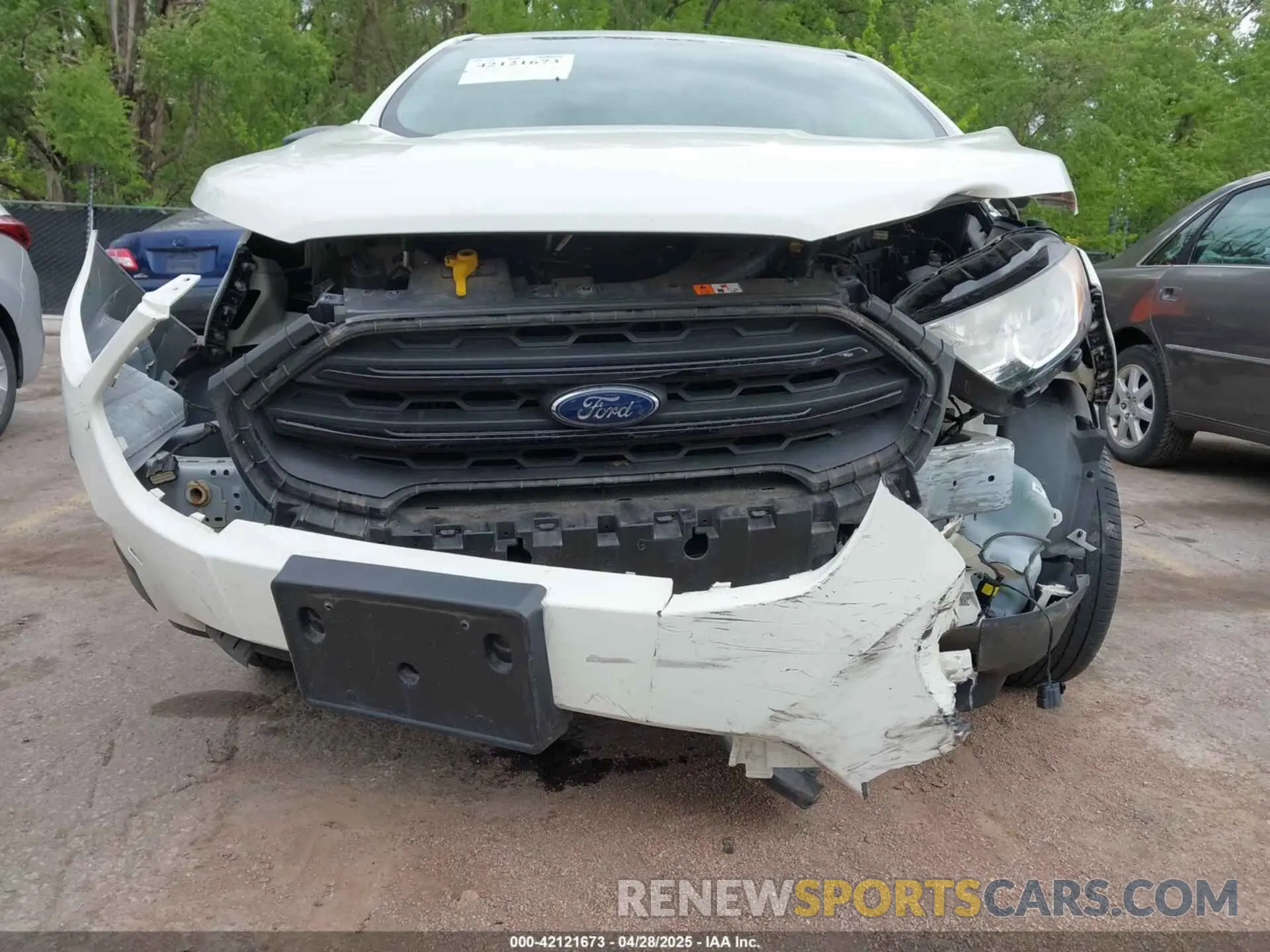 6 Photograph of a damaged car MAJ3S2FE2KC309398 FORD ECOSPORT 2019