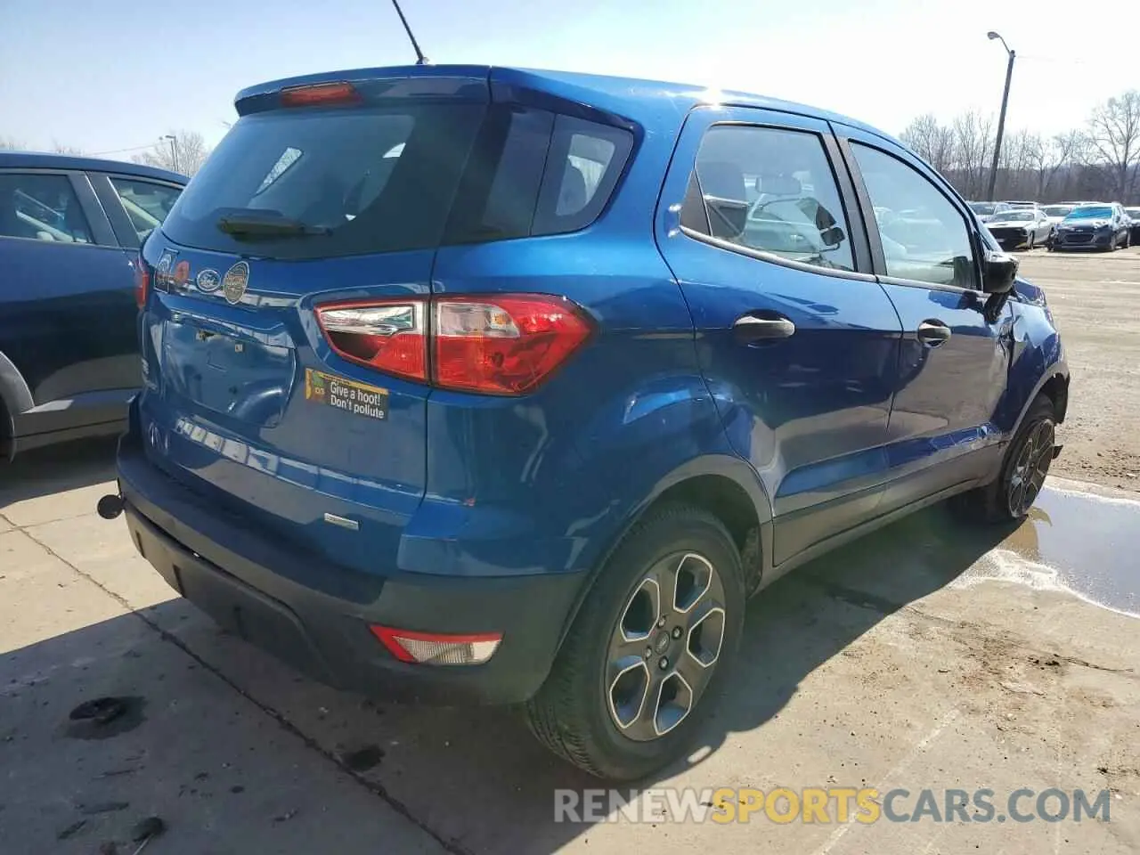 3 Photograph of a damaged car MAJ3S2FE3KC282938 FORD ECOSPORT 2019