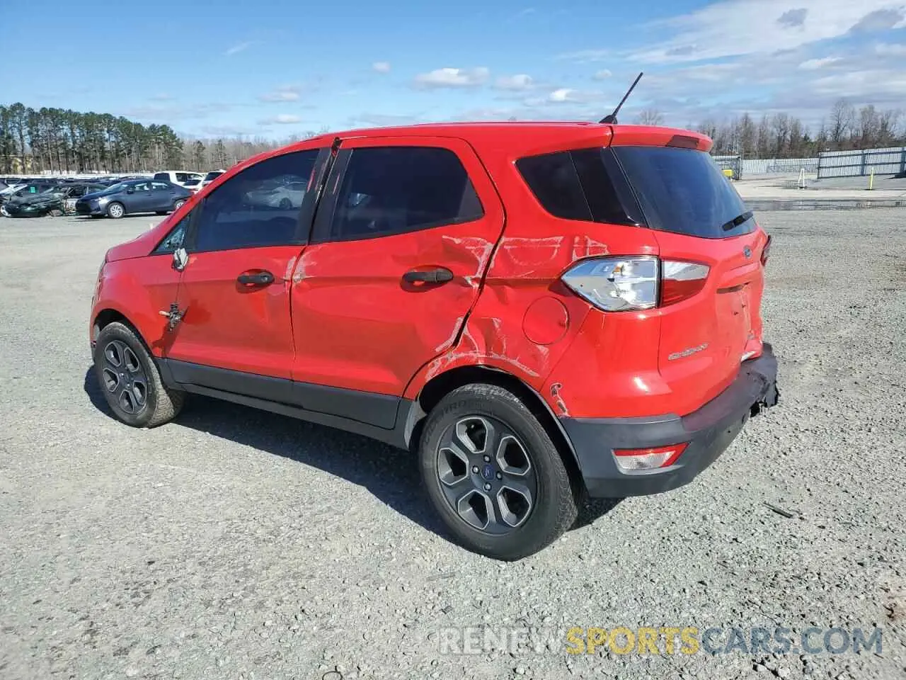 2 Фотография поврежденного автомобиля MAJ3S2FE7KC279217 FORD ECOSPORT 2019