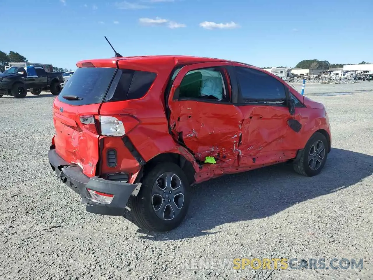 3 Фотография поврежденного автомобиля MAJ3S2FE7KC279217 FORD ECOSPORT 2019