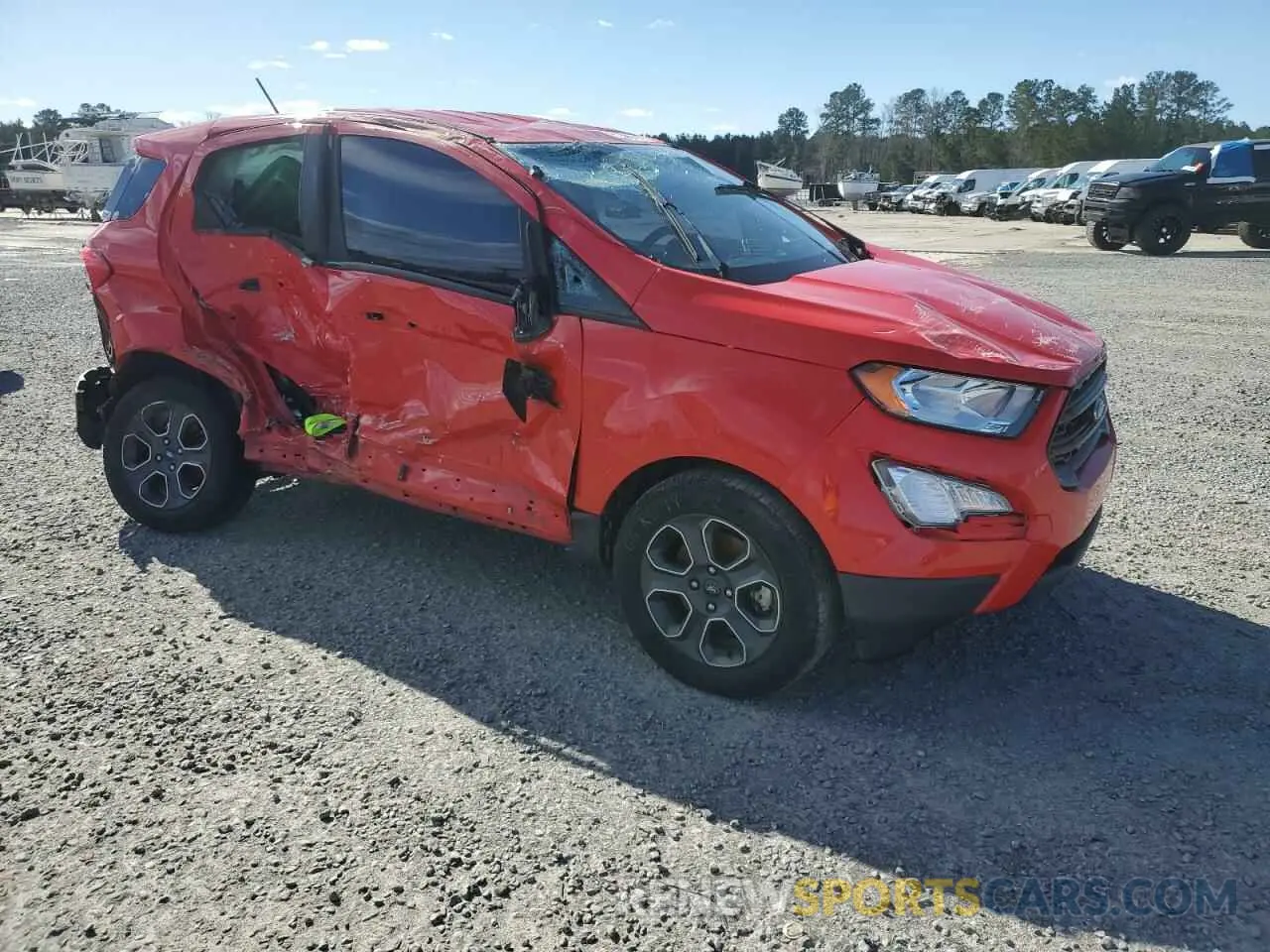 4 Фотография поврежденного автомобиля MAJ3S2FE7KC279217 FORD ECOSPORT 2019