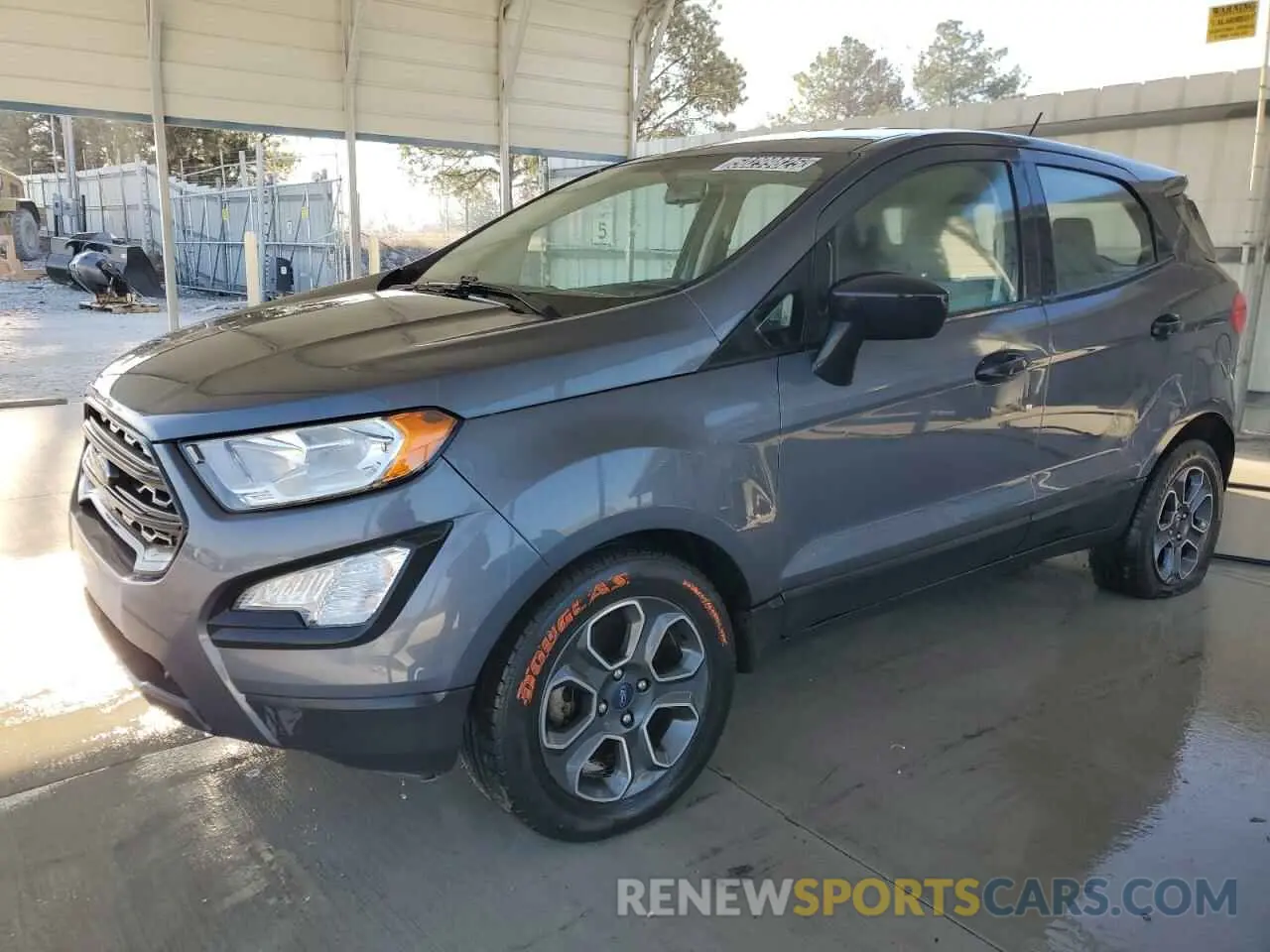 1 Photograph of a damaged car MAJ3S2FE8KC269814 FORD ECOSPORT 2019