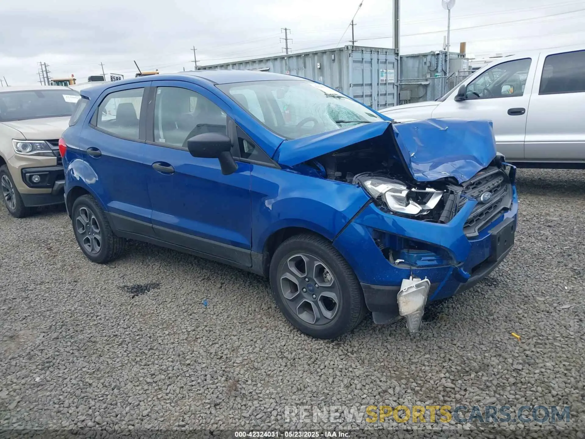 1 Фотография поврежденного автомобиля MAJ3S2FE8KC279985 FORD ECOSPORT 2019
