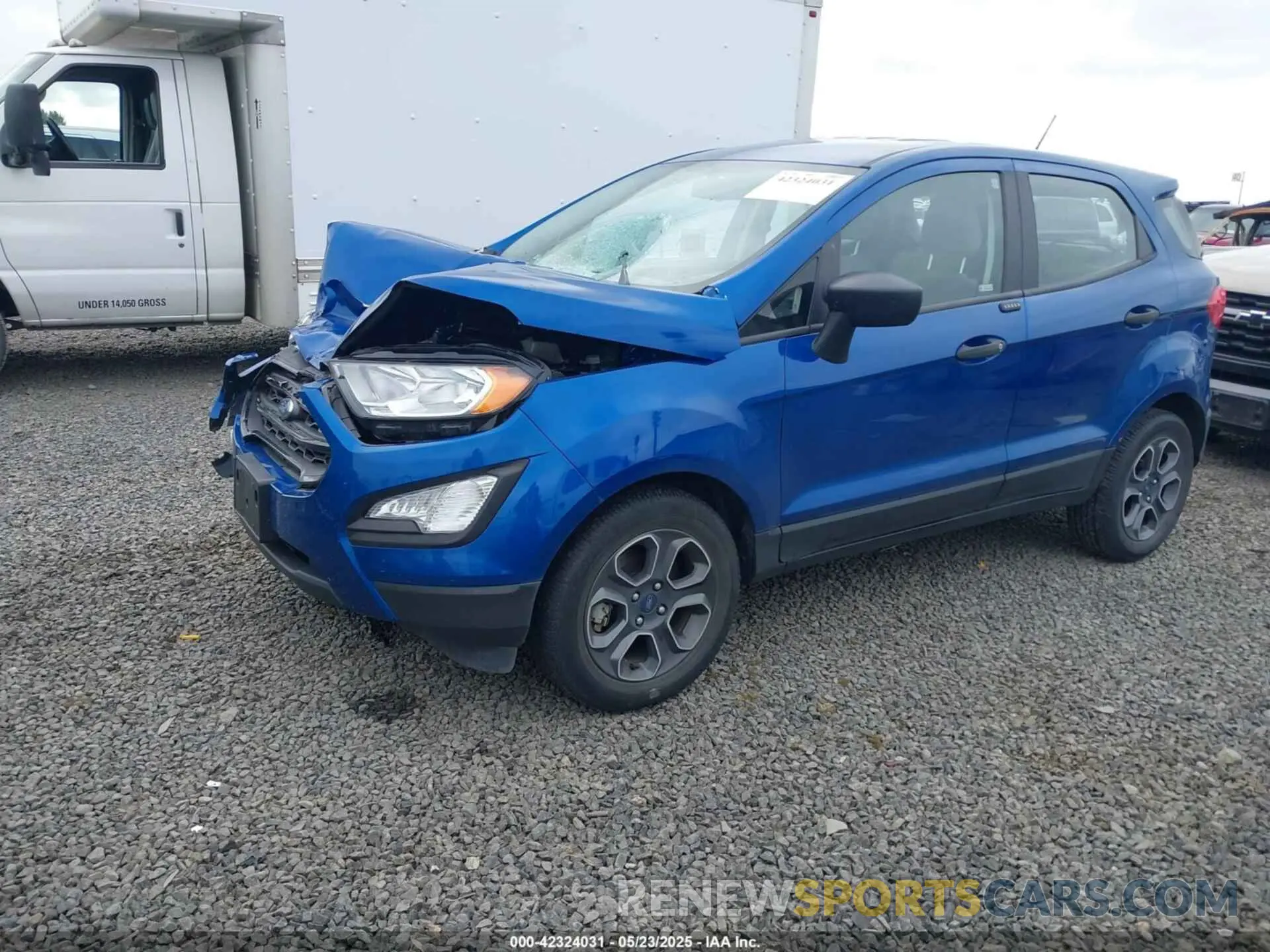 2 Фотография поврежденного автомобиля MAJ3S2FE8KC279985 FORD ECOSPORT 2019