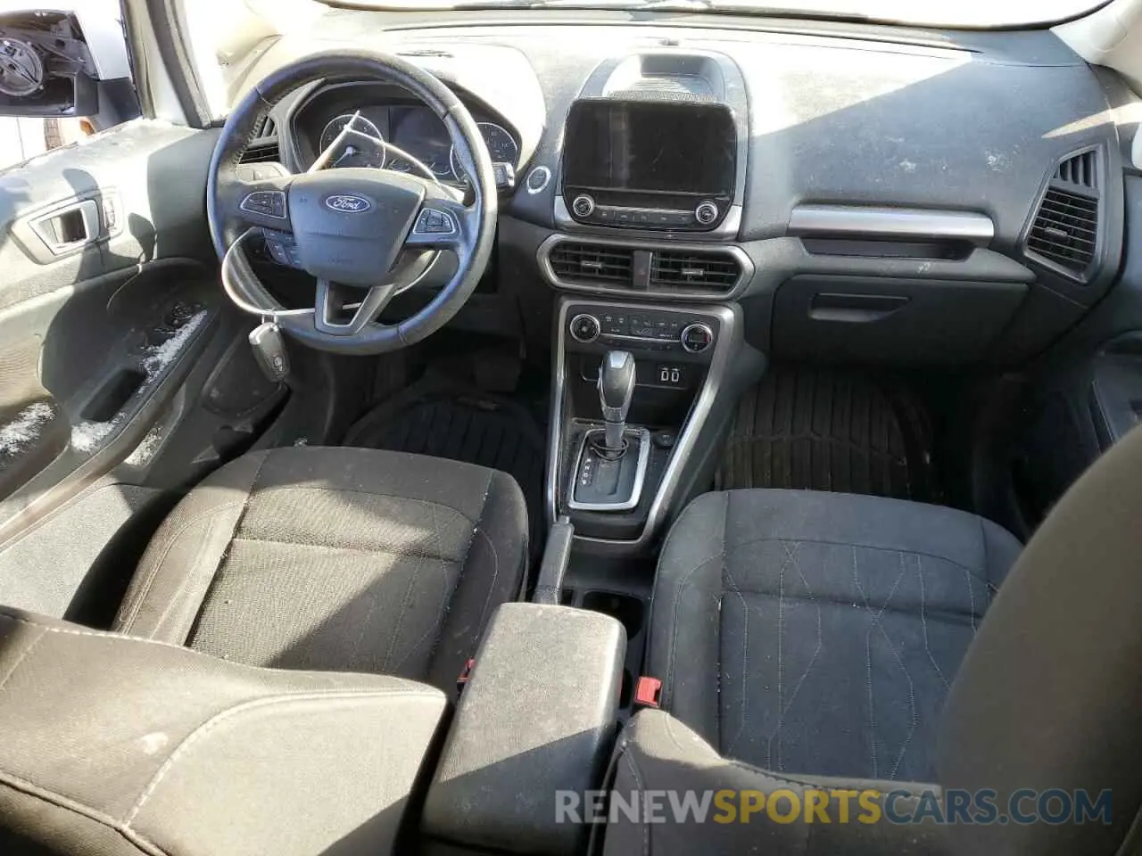 8 Фотография поврежденного автомобиля MAJ3S2GE0KC283303 FORD ECOSPORT 2019