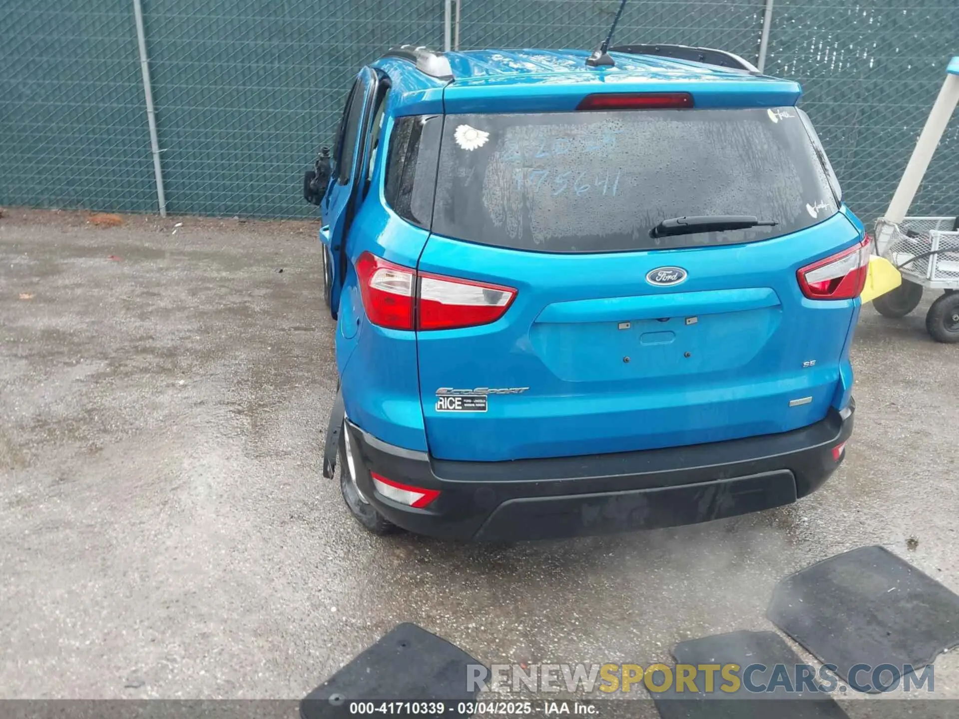 3 Photograph of a damaged car MAJ3S2GE1KC271712 FORD ECOSPORT 2019