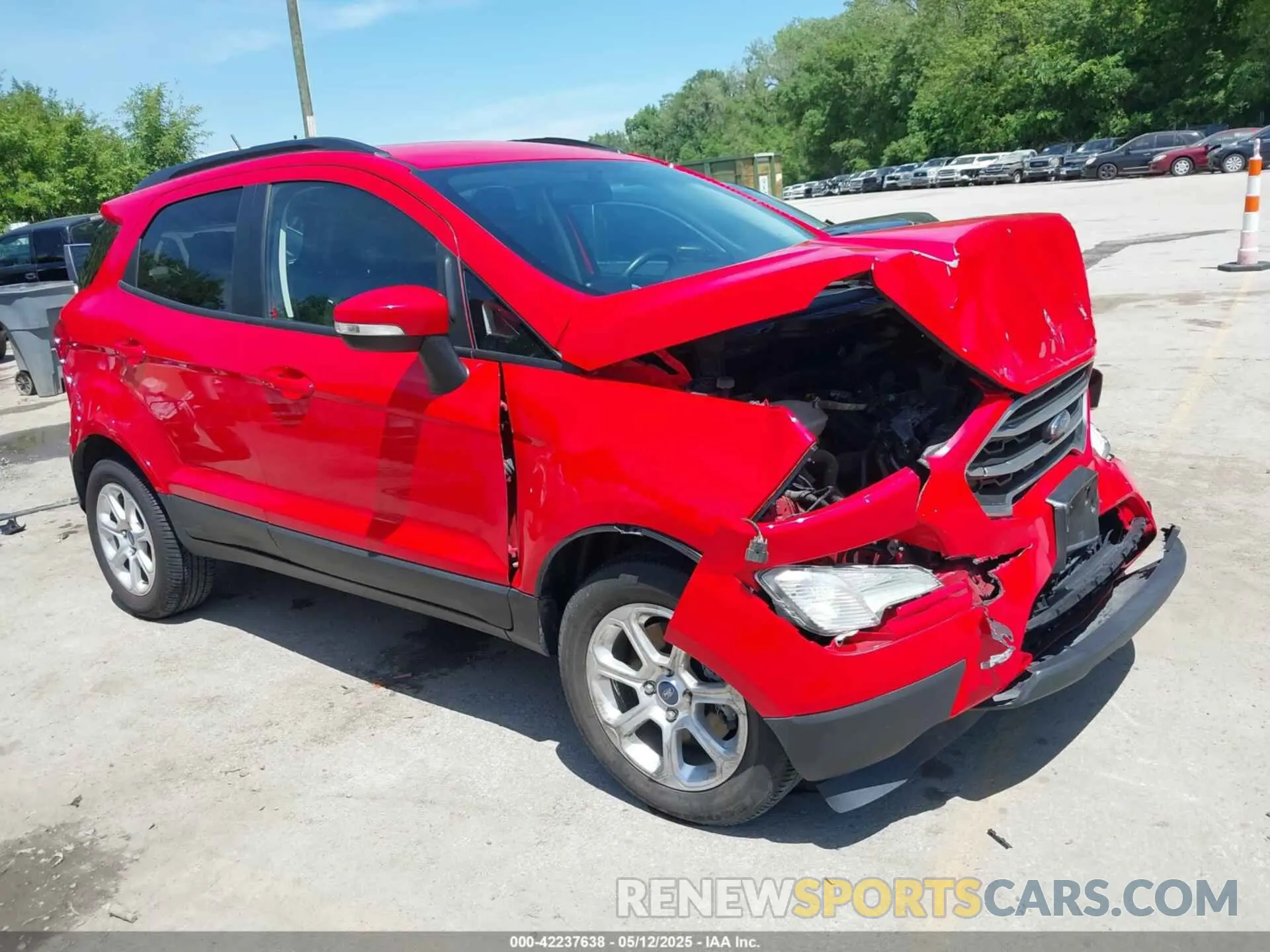 1 Photograph of a damaged car MAJ3S2GE2KC304409 FORD ECOSPORT 2019