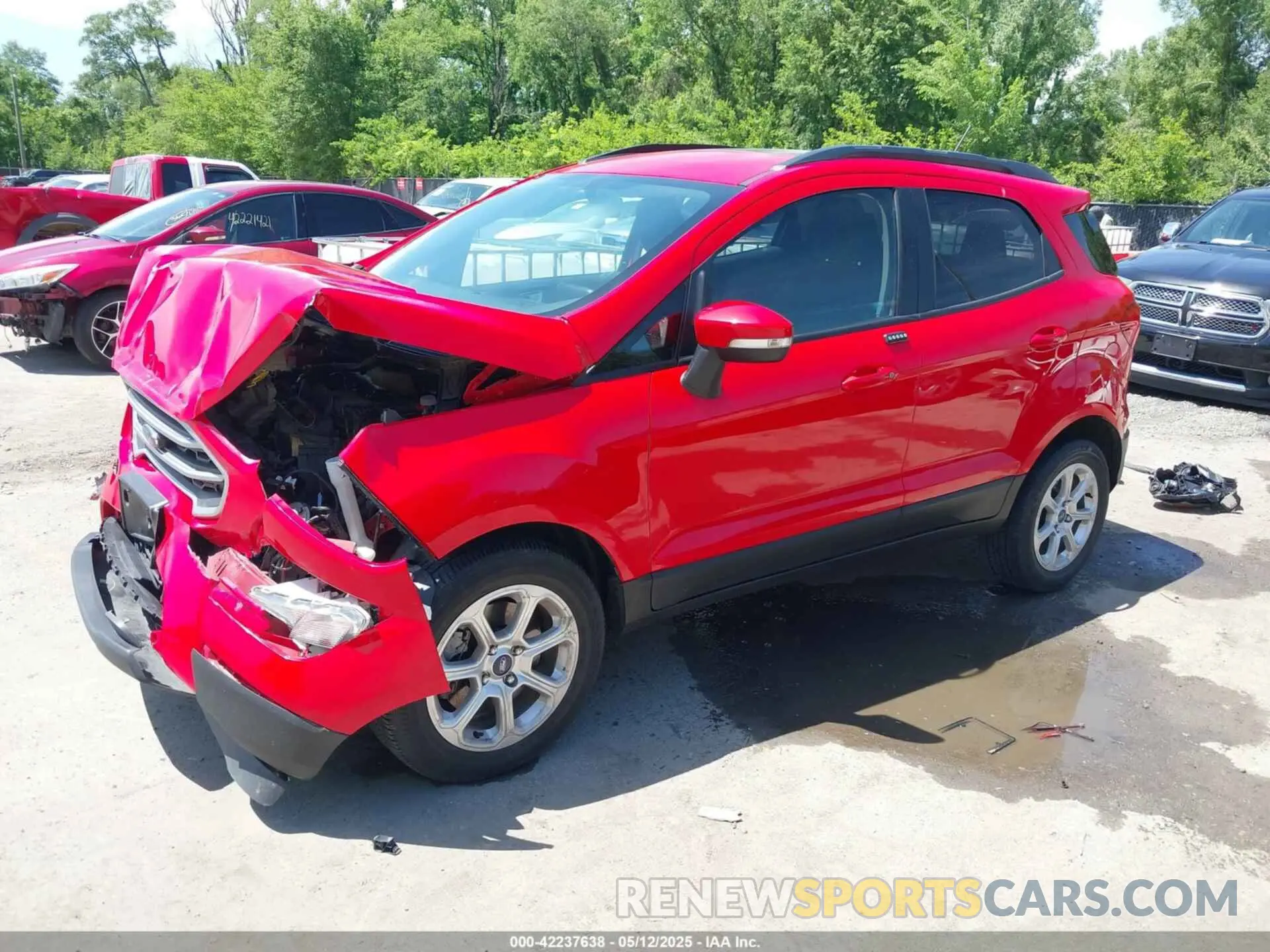 2 Photograph of a damaged car MAJ3S2GE2KC304409 FORD ECOSPORT 2019