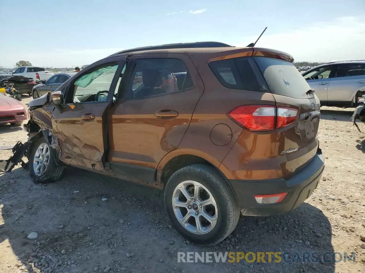 2 Фотография поврежденного автомобиля MAJ3S2GE2KC307245 FORD ECOSPORT 2019