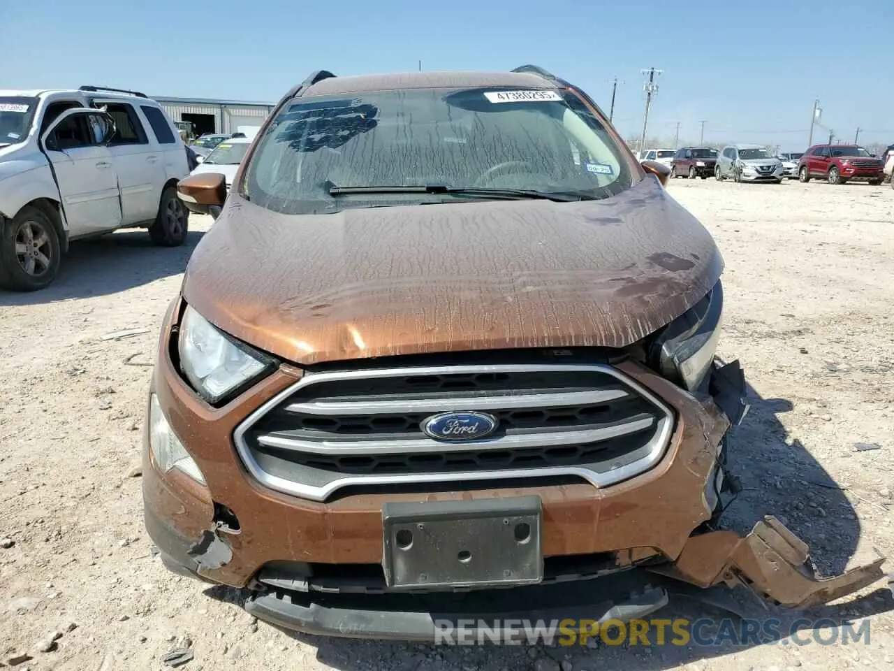 5 Фотография поврежденного автомобиля MAJ3S2GE2KC307245 FORD ECOSPORT 2019