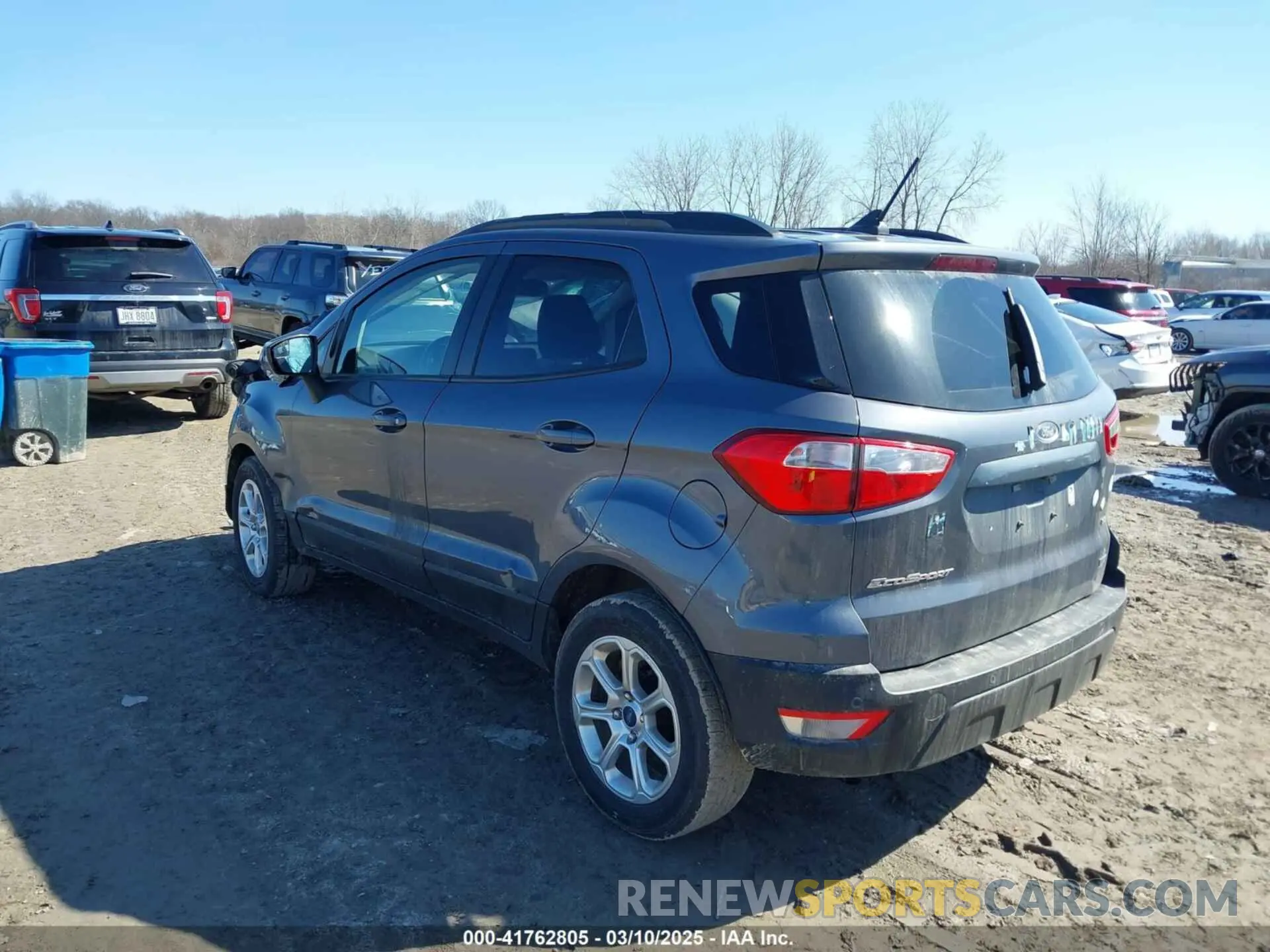 3 Photograph of a damaged car MAJ3S2GE3KC299737 FORD ECOSPORT 2019