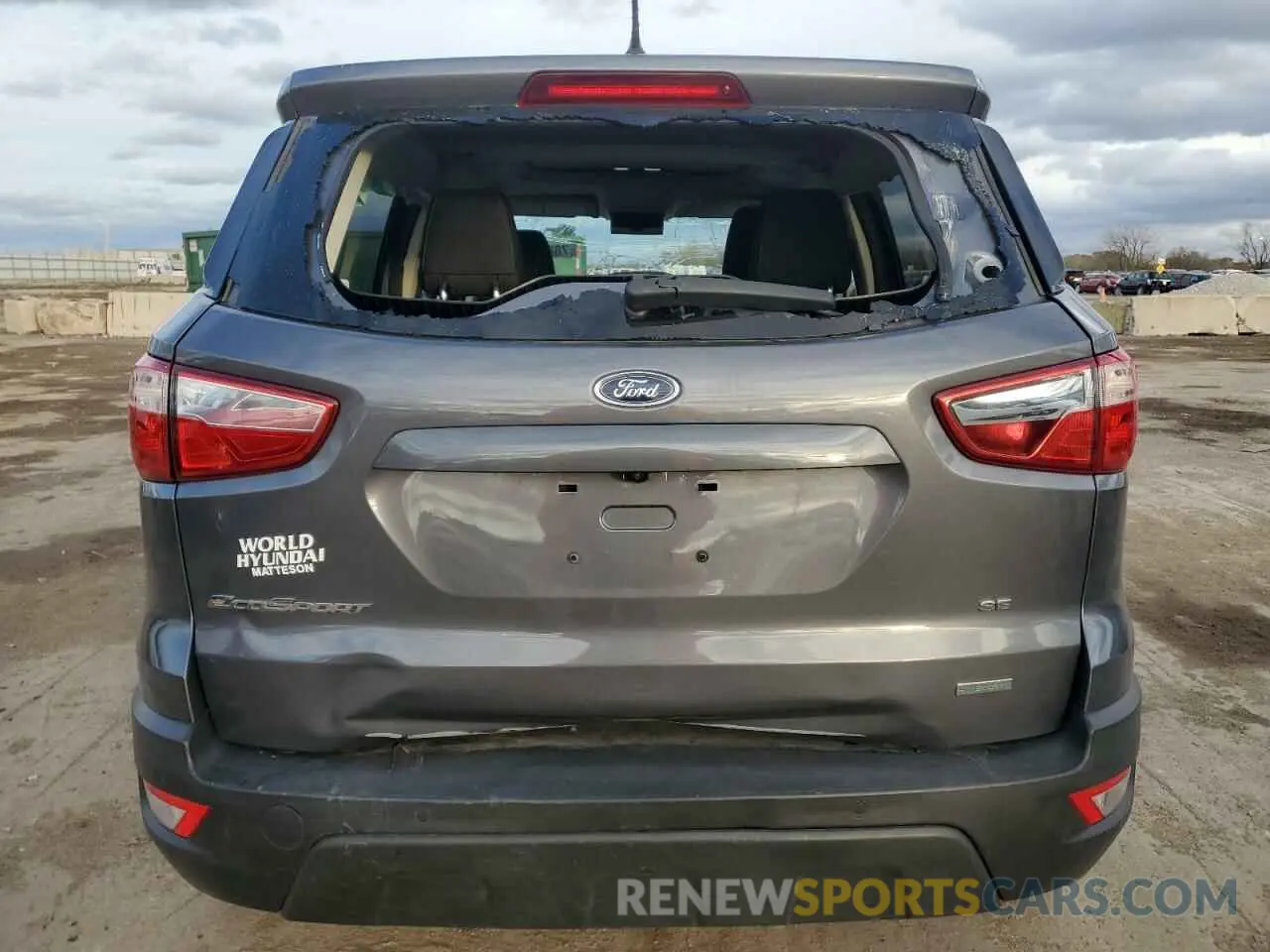 6 Photograph of a damaged car MAJ3S2GE3KC305097 FORD ECOSPORT 2019