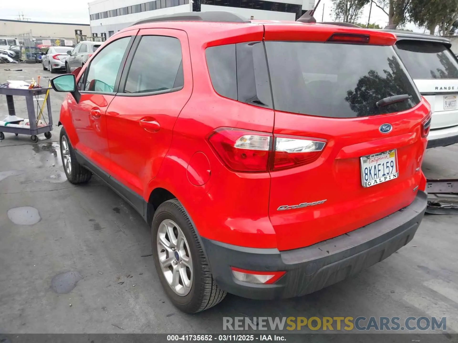 3 Фотография поврежденного автомобиля MAJ3S2GE4KC291162 FORD ECOSPORT 2019