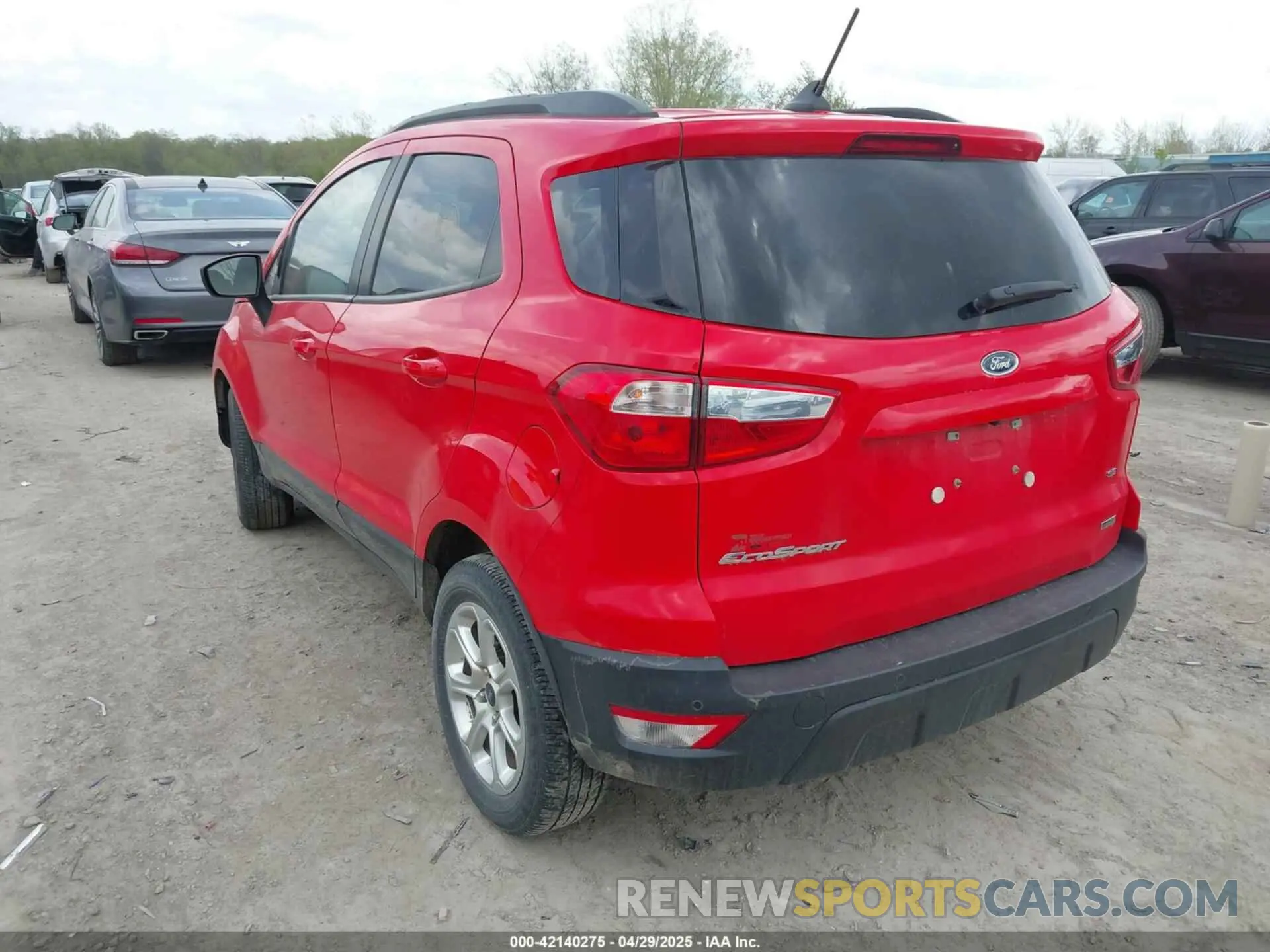 3 Photograph of a damaged car MAJ3S2GE4KC306243 FORD ECOSPORT 2019