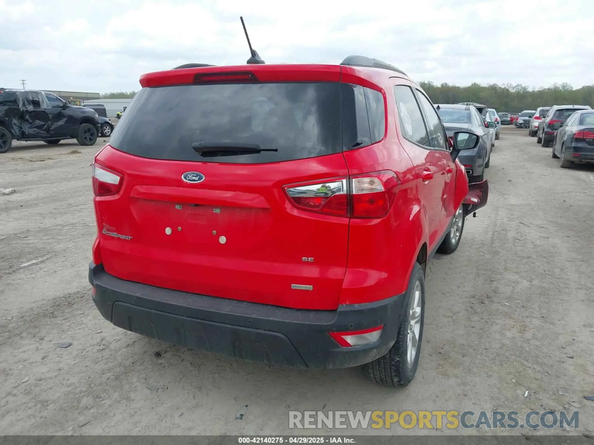 4 Photograph of a damaged car MAJ3S2GE4KC306243 FORD ECOSPORT 2019