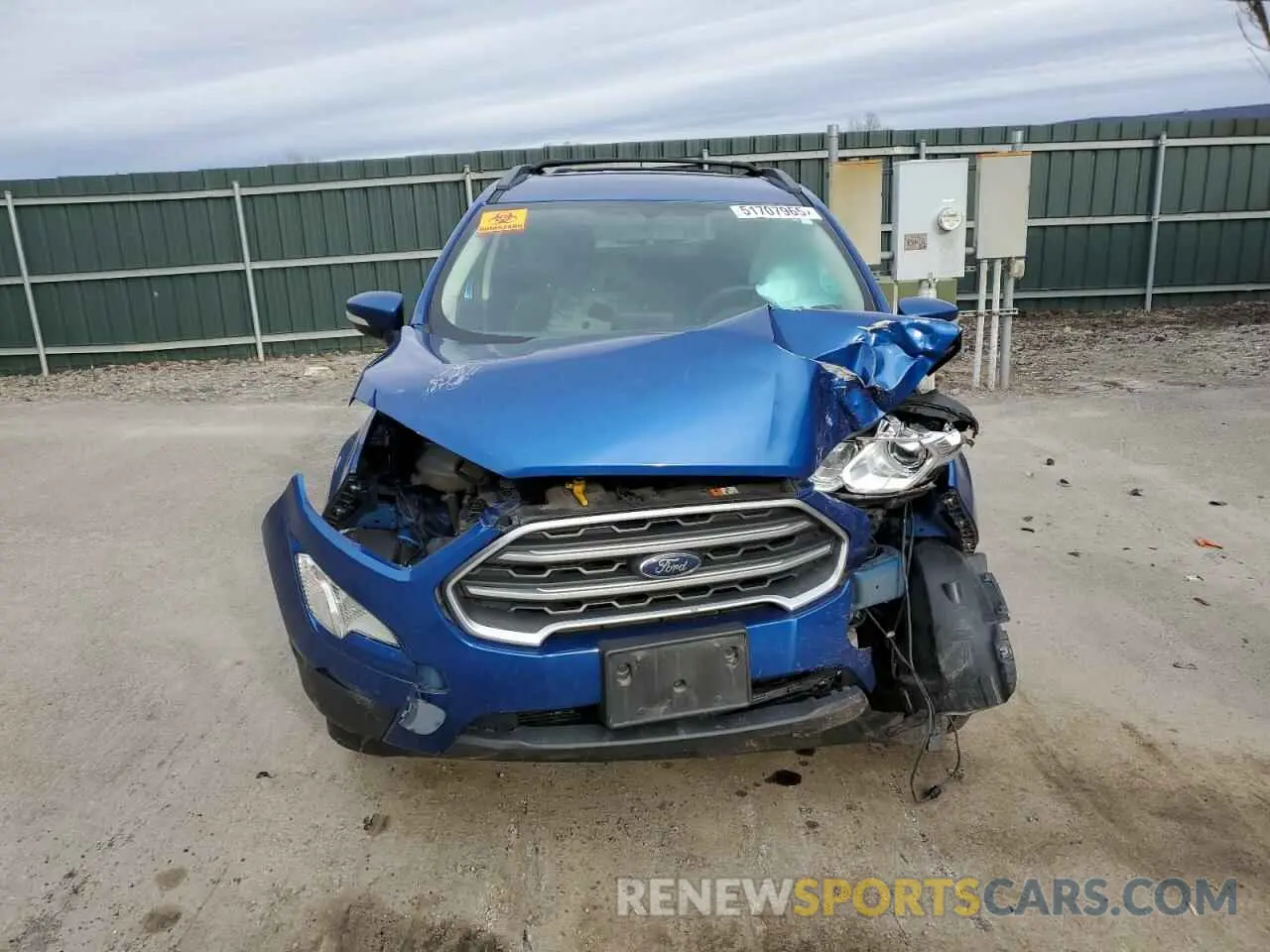 5 Photograph of a damaged car MAJ3S2GE5KC264083 FORD ECOSPORT 2019