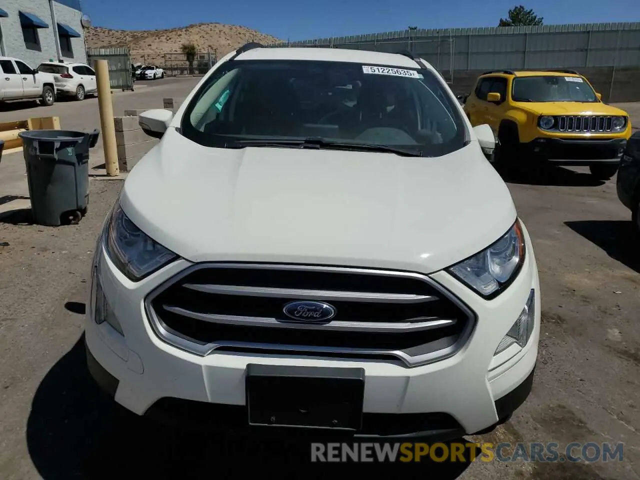 5 Фотография поврежденного автомобиля MAJ3S2GE5KC304405 FORD ECOSPORT 2019