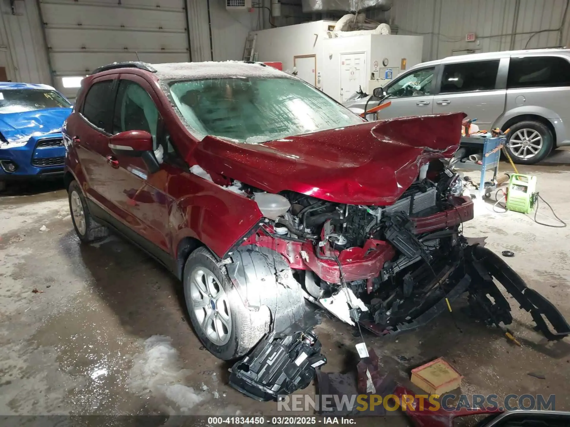 1 Photograph of a damaged car MAJ3S2GE6KC263475 FORD ECOSPORT 2019