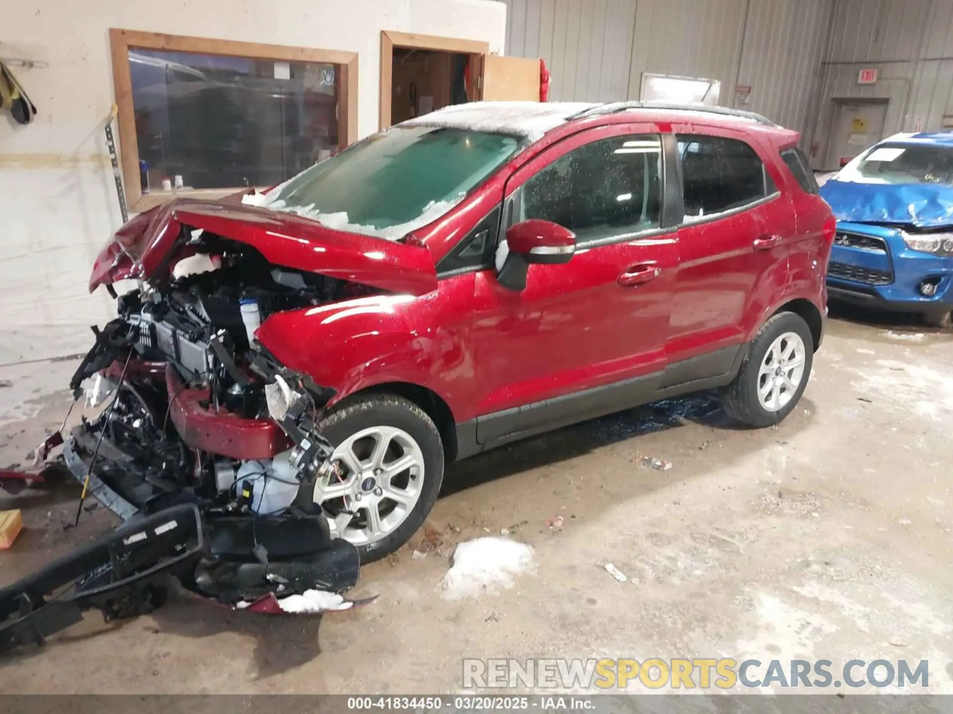 2 Photograph of a damaged car MAJ3S2GE6KC263475 FORD ECOSPORT 2019