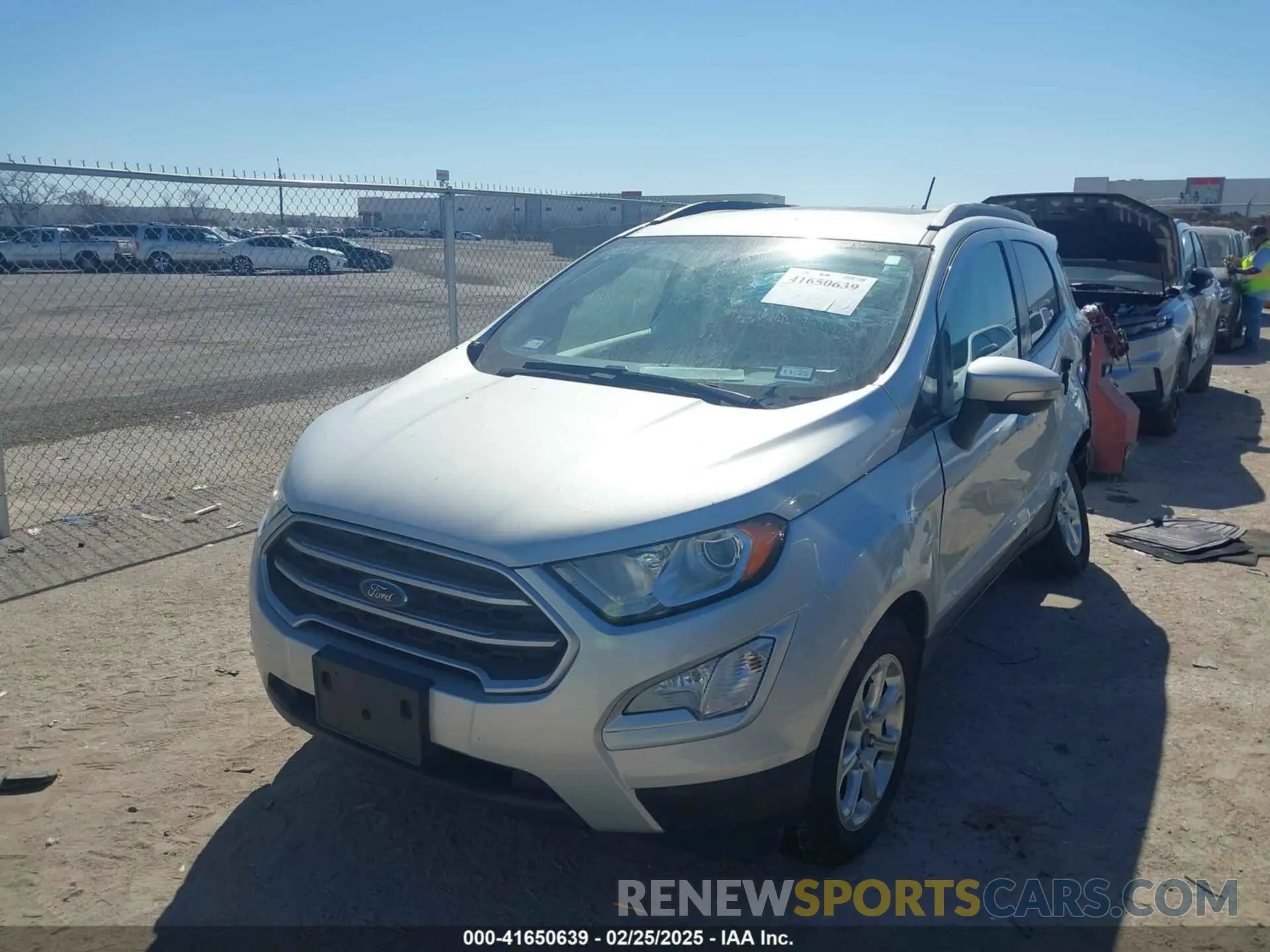 2 Фотография поврежденного автомобиля MAJ3S2GE7KC262545 FORD ECOSPORT 2019