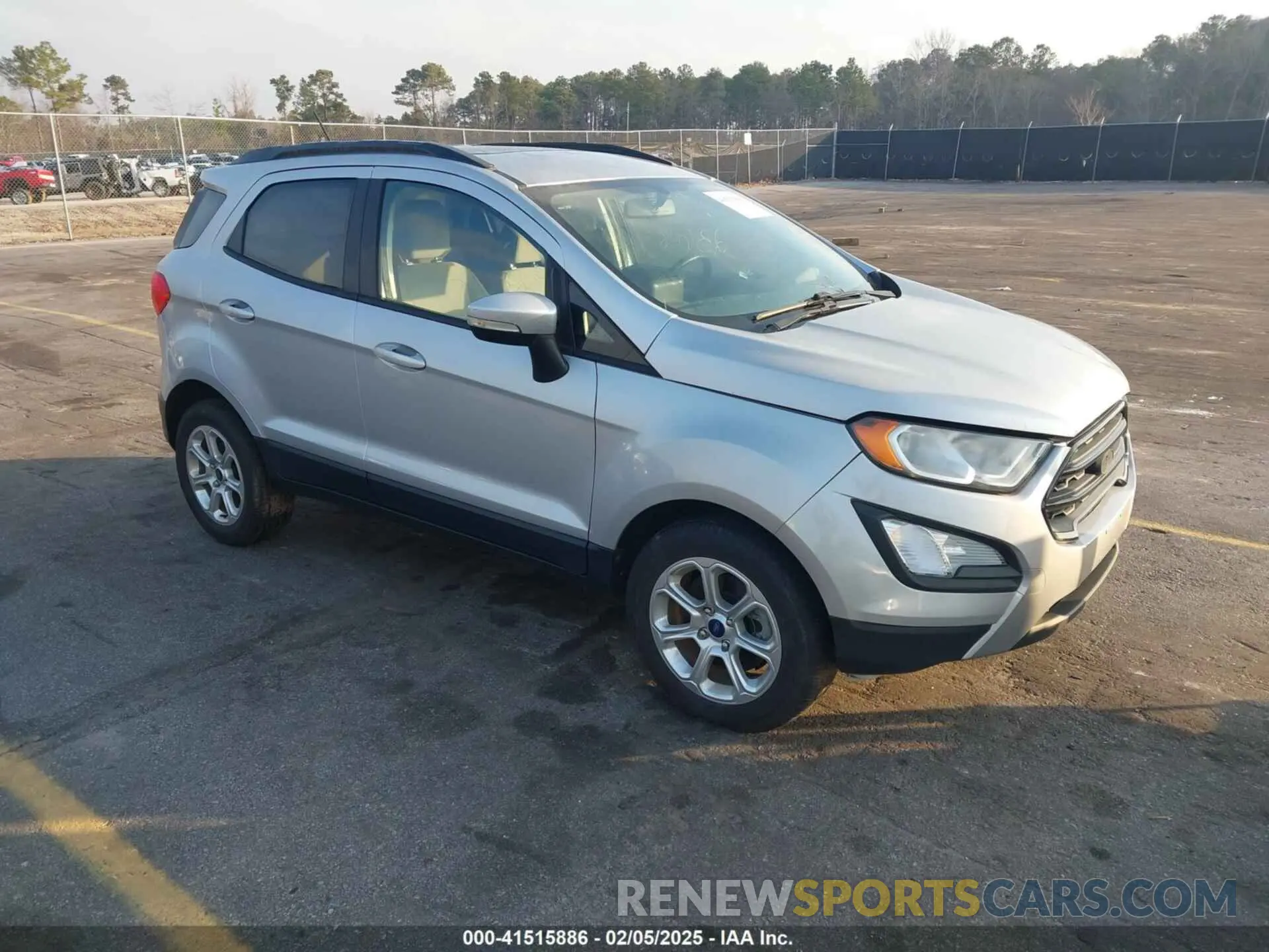 1 Фотография поврежденного автомобиля MAJ3S2GE7KC284609 FORD ECOSPORT 2019