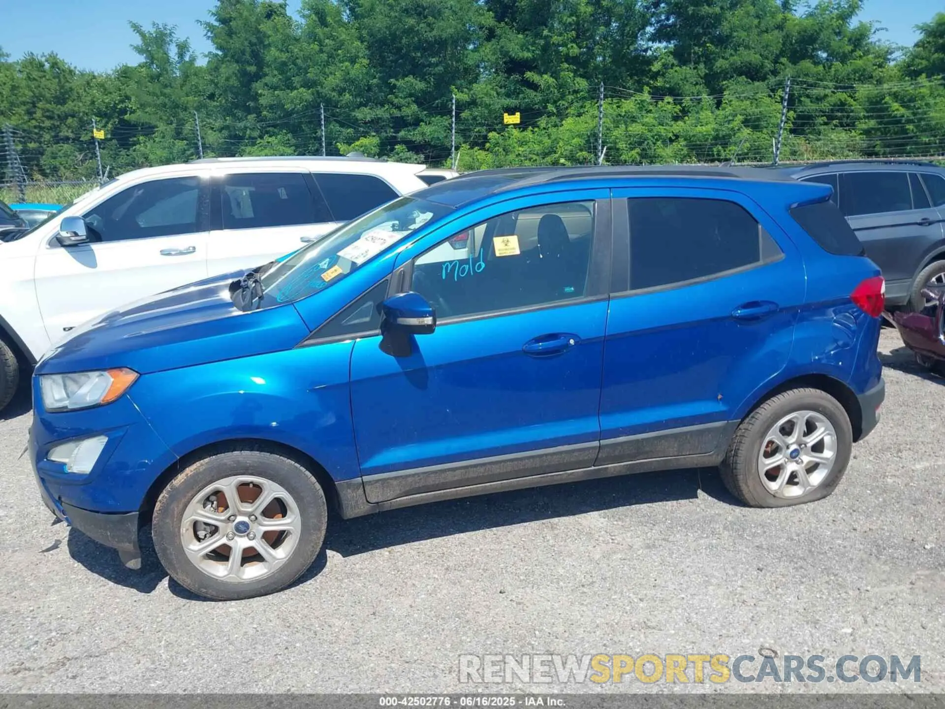 11 Фотография поврежденного автомобиля MAJ3S2GE8KC291617 FORD ECOSPORT 2019