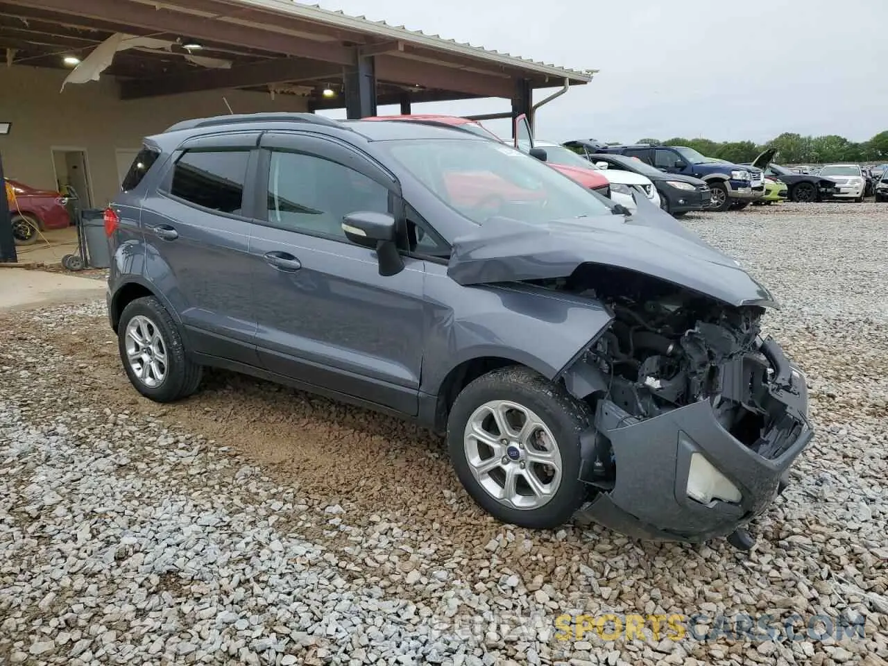 4 Фотография поврежденного автомобиля MAJ3S2GE9KC253281 FORD ECOSPORT 2019