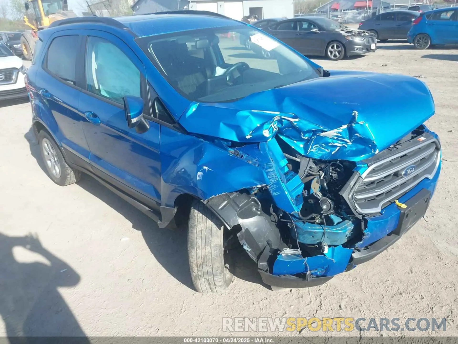 1 Photograph of a damaged car MAJ3S2GE9KC280576 FORD ECOSPORT 2019