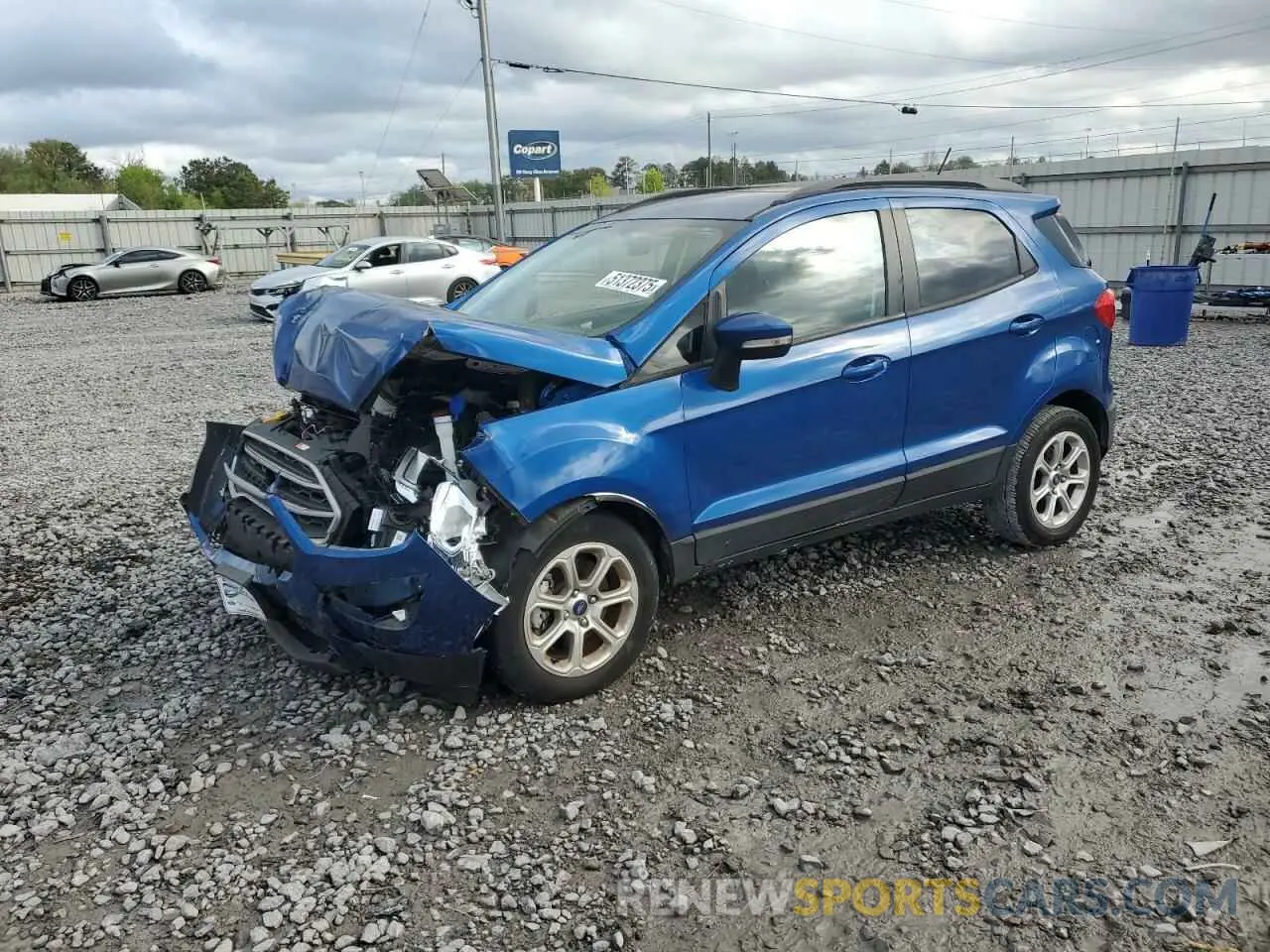 1 Photograph of a damaged car MAJ3S2GEXKC298679 FORD ECOSPORT 2019