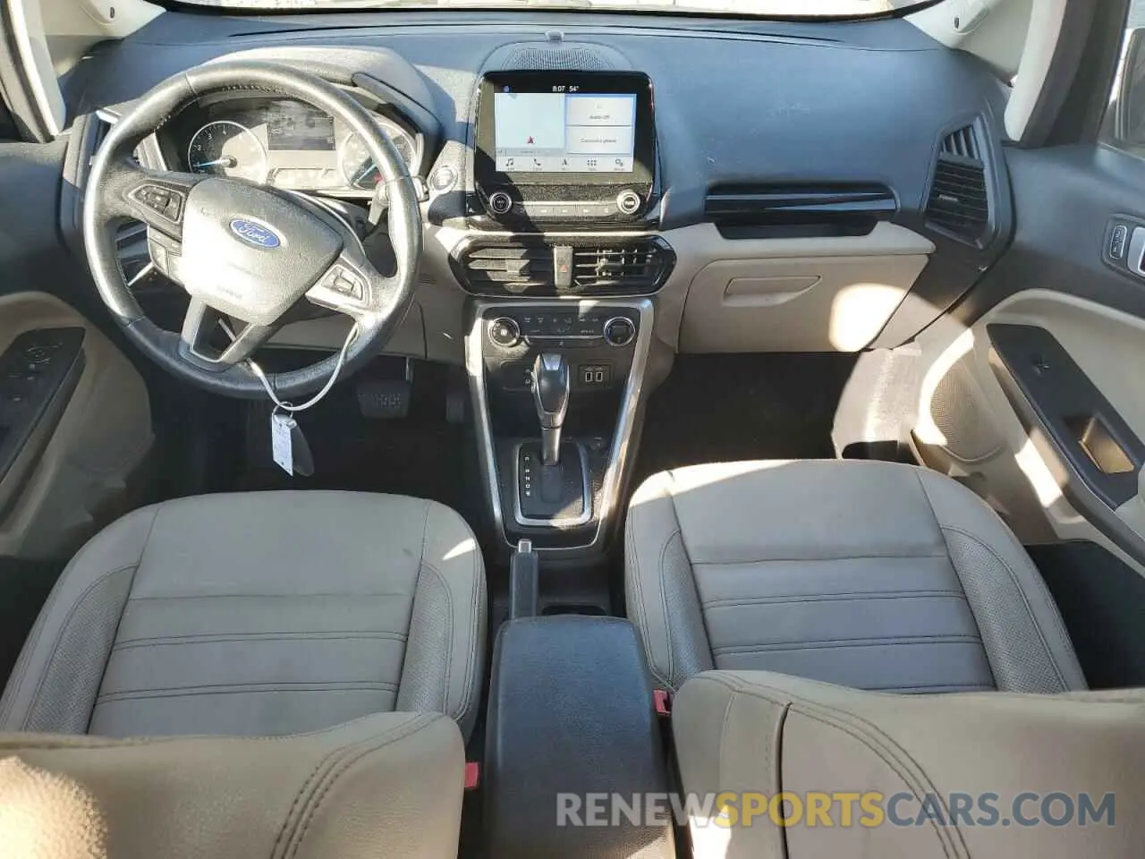 8 Фотография поврежденного автомобиля MAJ3S2KE1KC276349 FORD ECOSPORT 2019