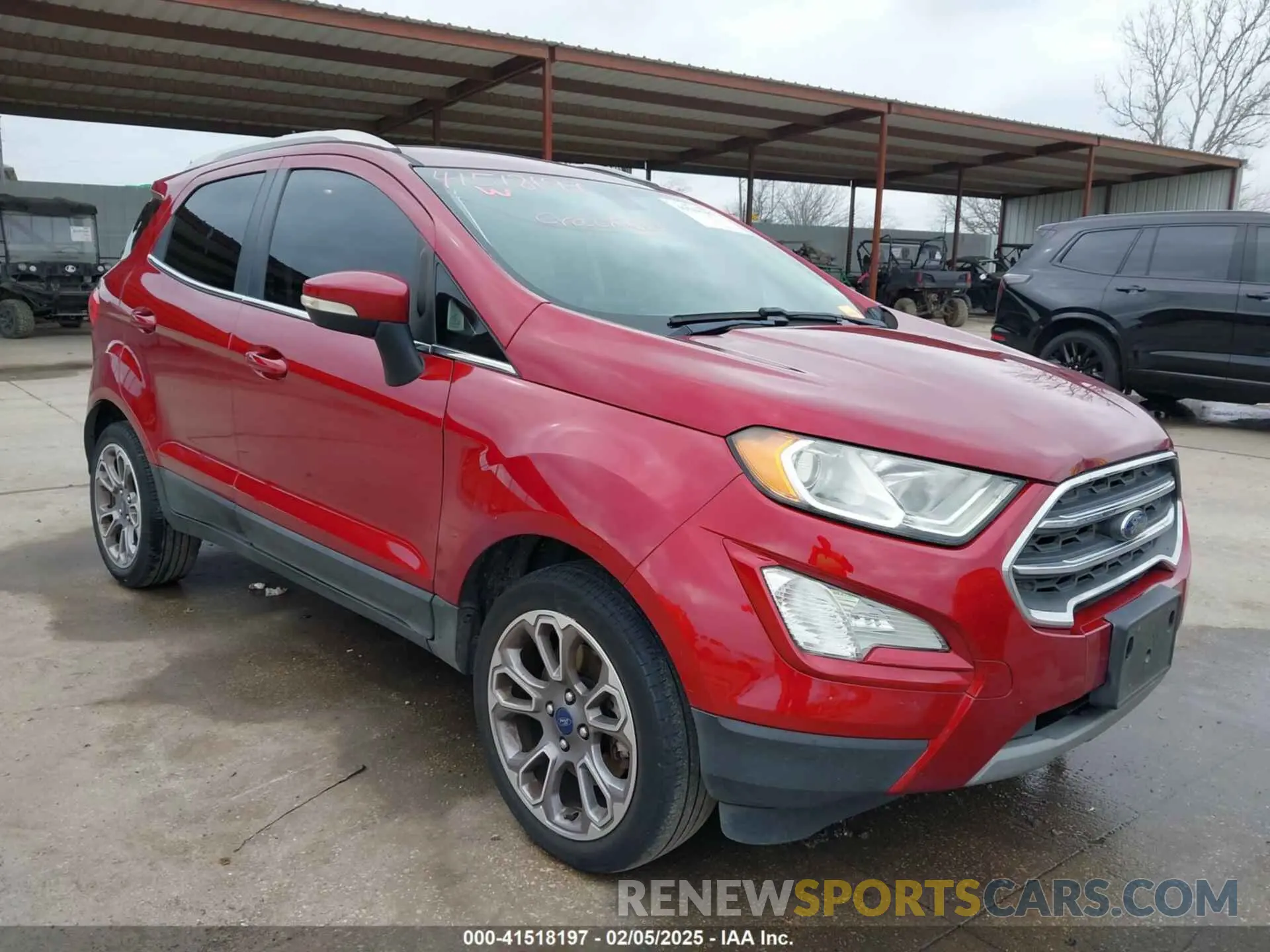 1 Фотография поврежденного автомобиля MAJ3S2KE1KC292518 FORD ECOSPORT 2019
