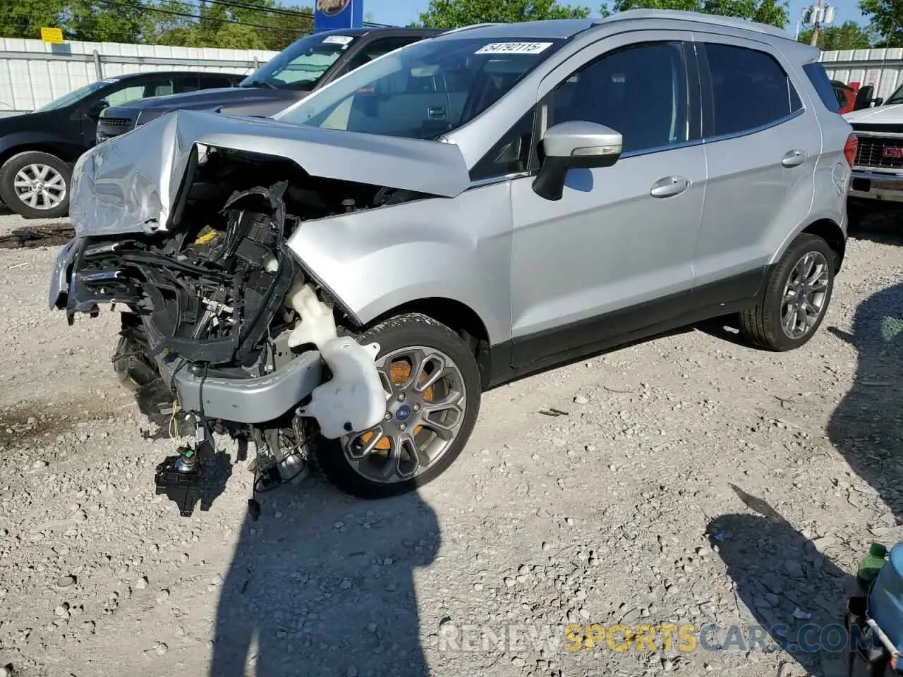 1 Фотография поврежденного автомобиля MAJ3S2KE5KC253317 FORD ECOSPORT 2019