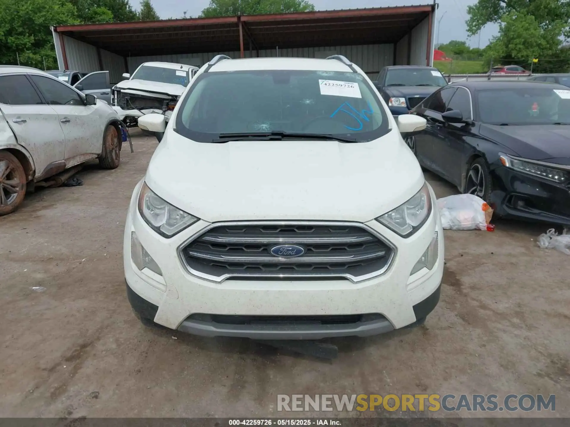 12 Фотография поврежденного автомобиля MAJ3S2KE7KC275061 FORD ECOSPORT 2019