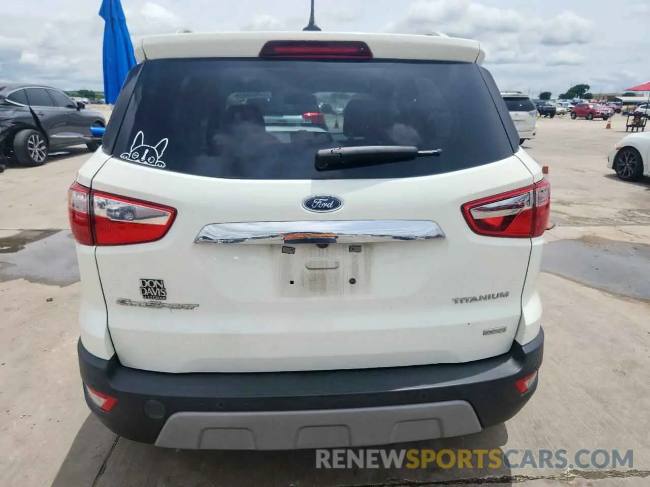 6 Photograph of a damaged car MAJ3S2KEXKC297460 FORD ECOSPORT 2019