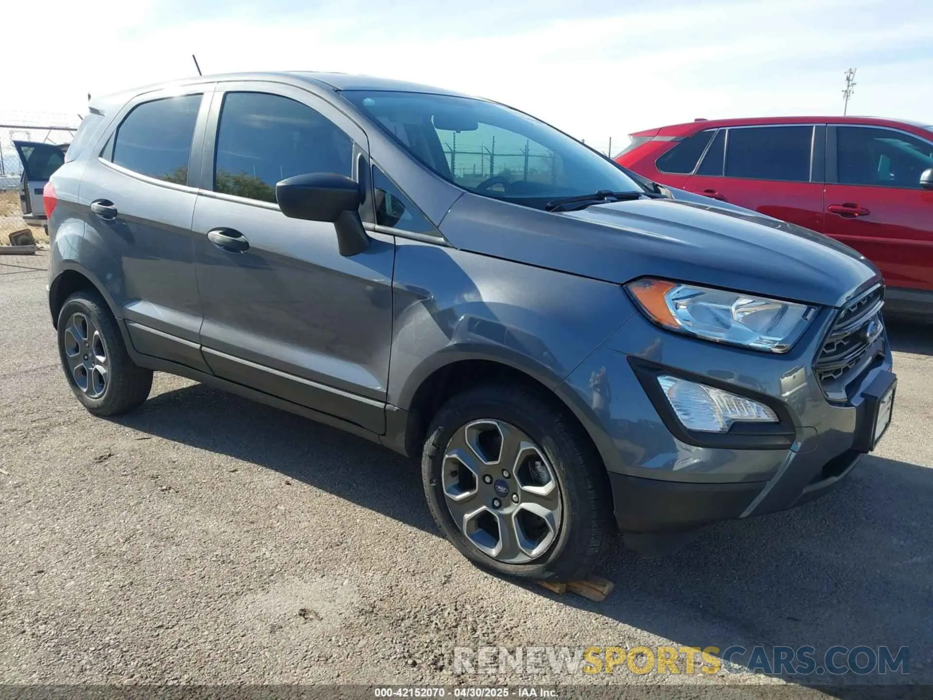 1 Photograph of a damaged car MAJ6S3FL7KC286783 FORD ECOSPORT 2019
