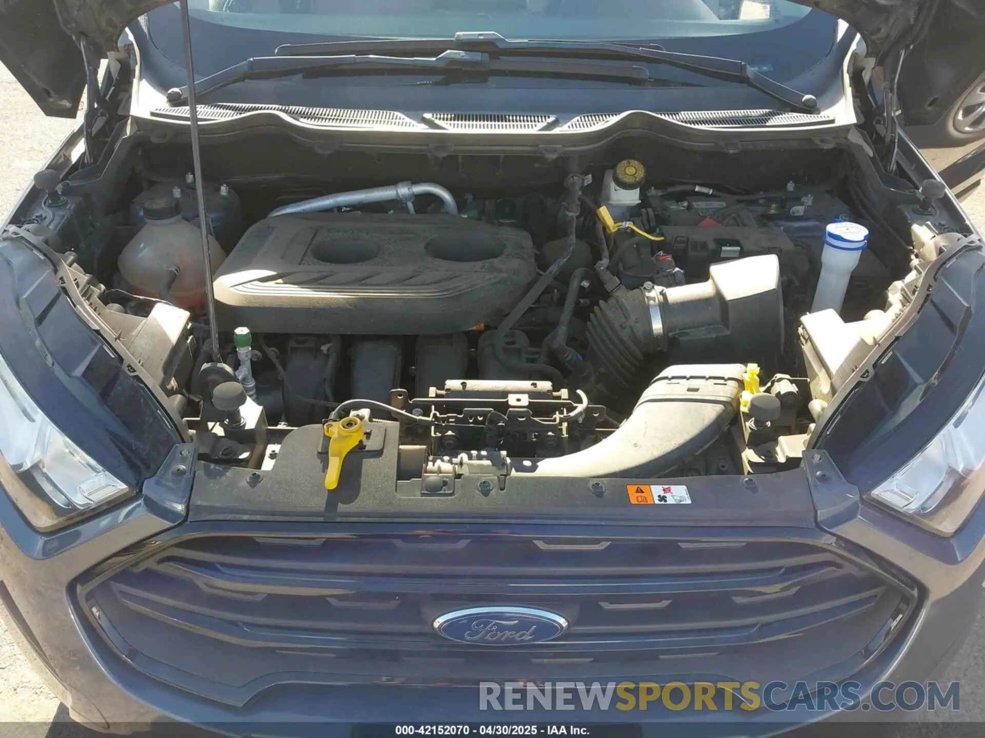10 Photograph of a damaged car MAJ6S3FL7KC286783 FORD ECOSPORT 2019
