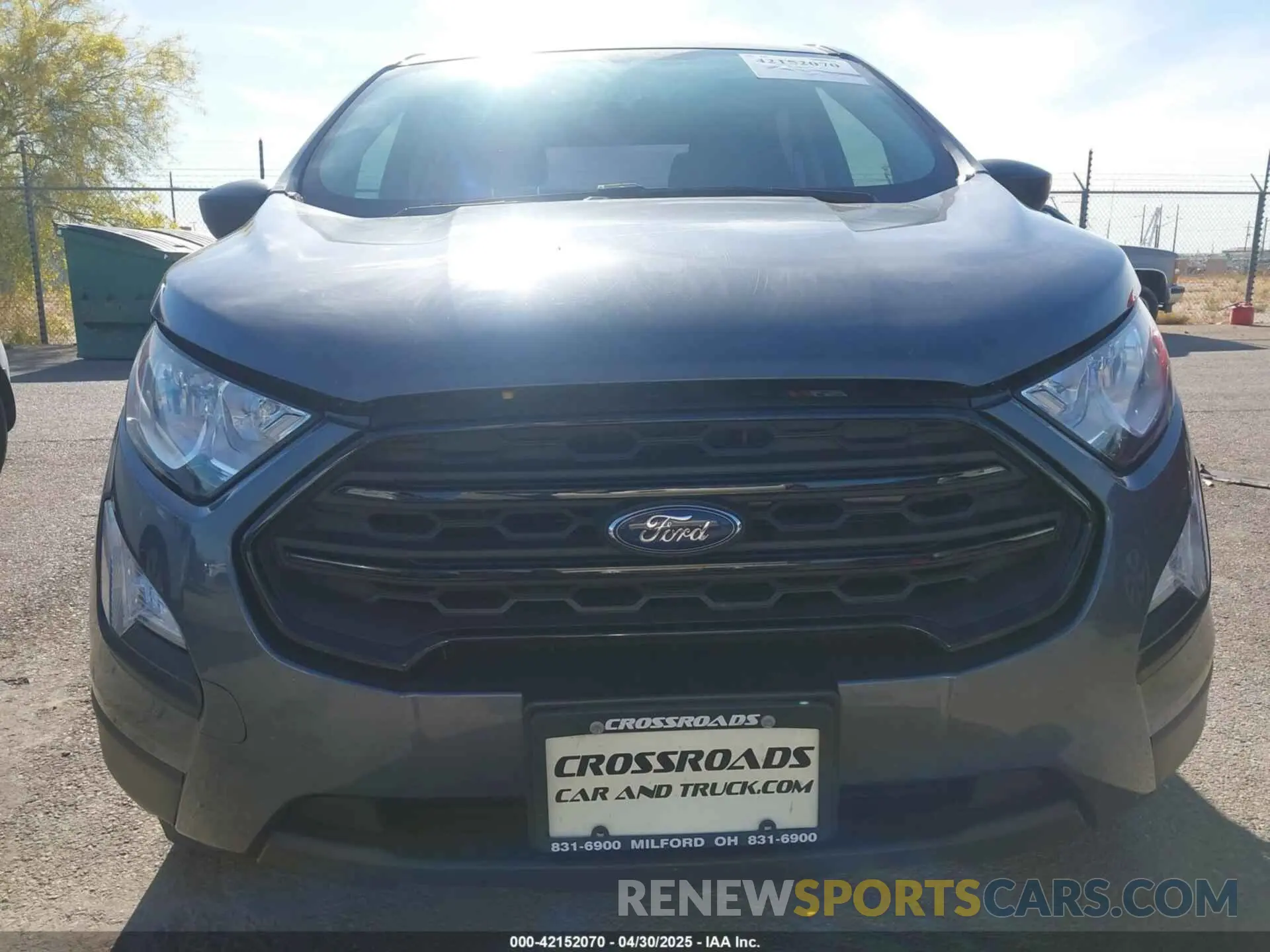 12 Photograph of a damaged car MAJ6S3FL7KC286783 FORD ECOSPORT 2019