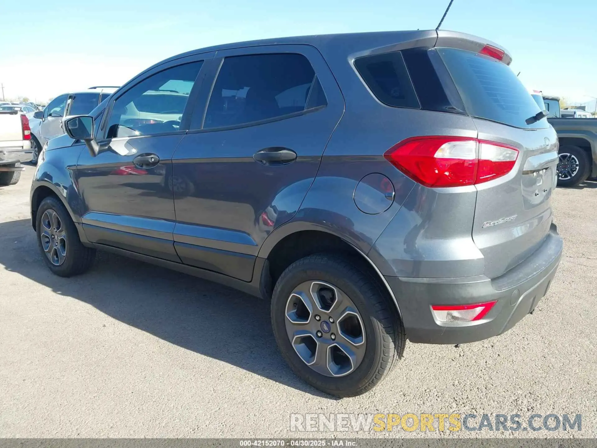 3 Photograph of a damaged car MAJ6S3FL7KC286783 FORD ECOSPORT 2019