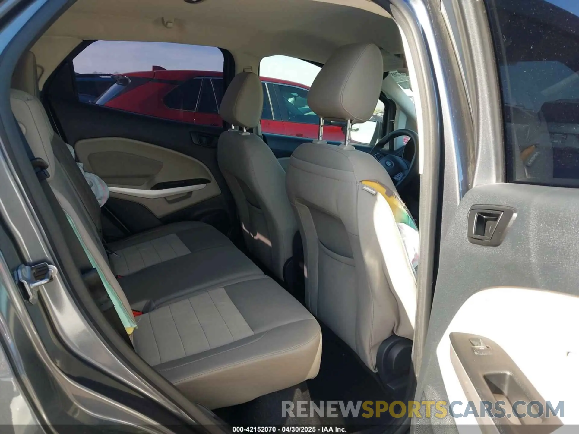 8 Photograph of a damaged car MAJ6S3FL7KC286783 FORD ECOSPORT 2019