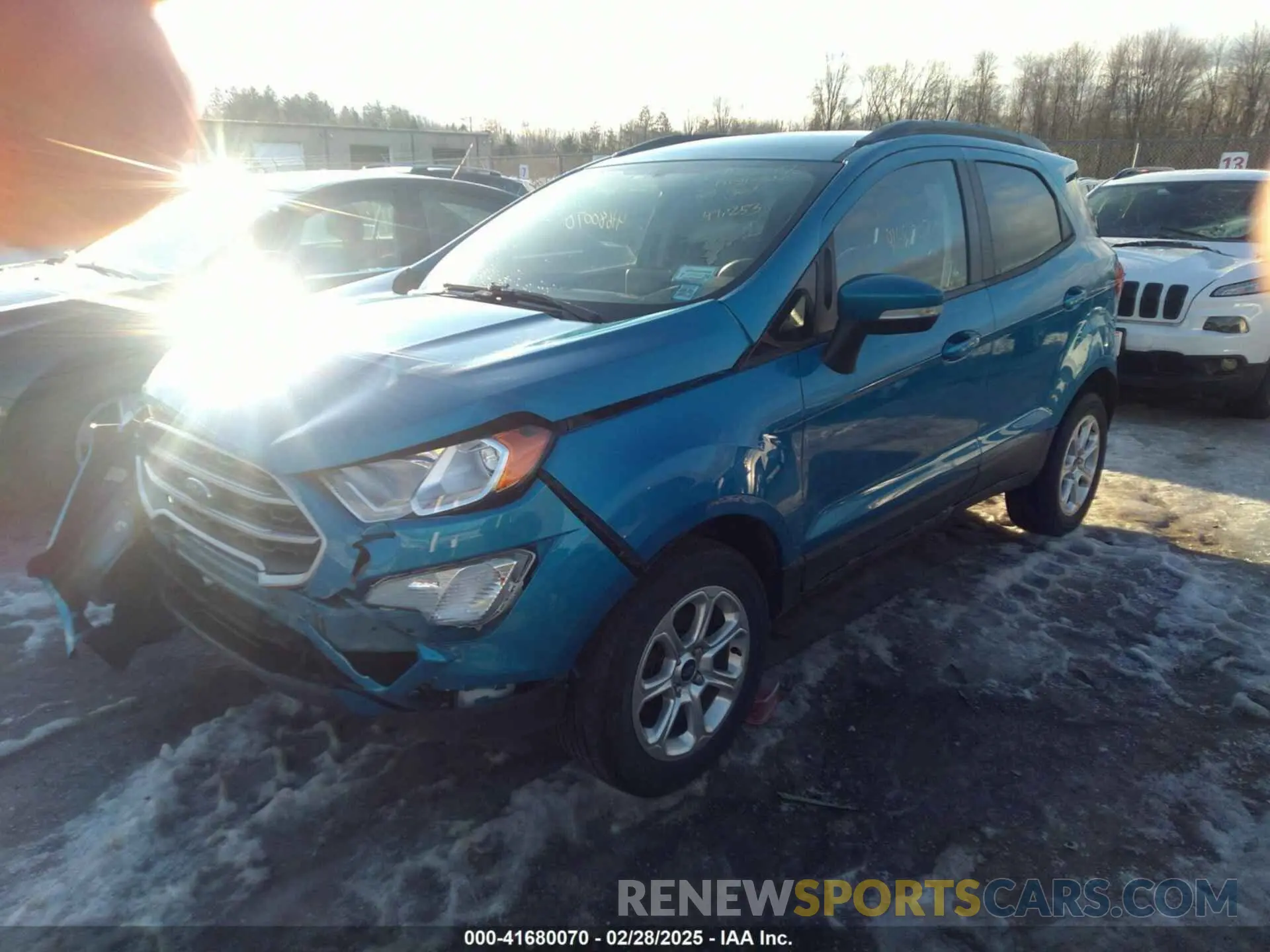 2 Фотография поврежденного автомобиля MAJ6S3GL0KC270598 FORD ECOSPORT 2019