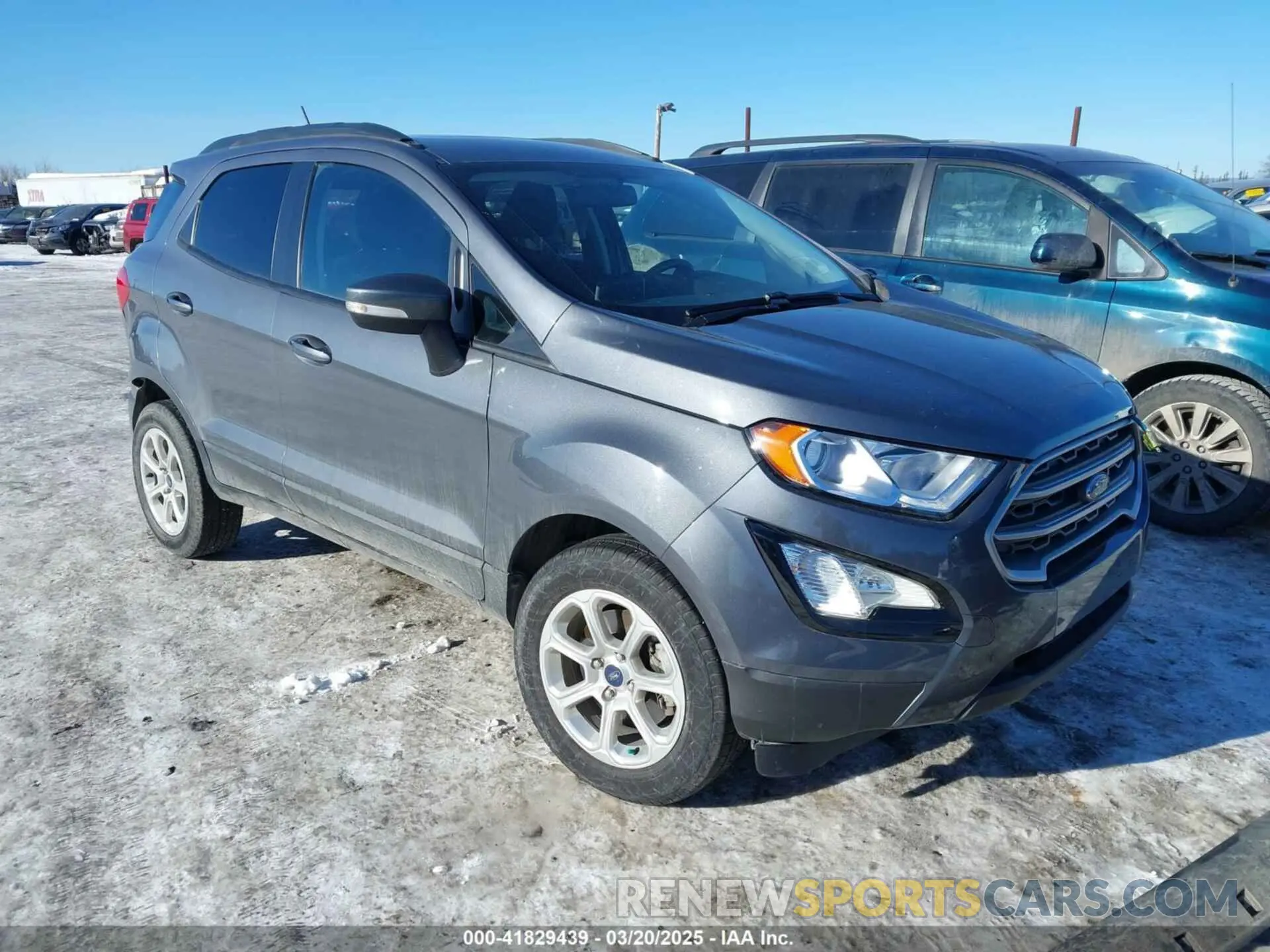 1 Photograph of a damaged car MAJ6S3GL0KC278751 FORD ECOSPORT 2019