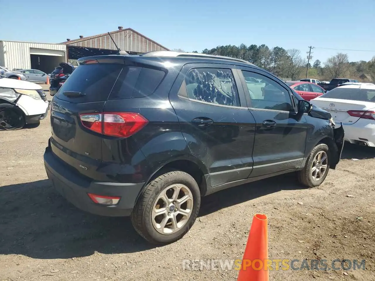 3 Photograph of a damaged car MAJ6S3GL0KC286848 FORD ECOSPORT 2019