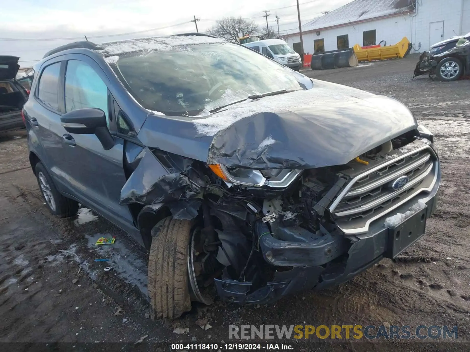 1 Photograph of a damaged car MAJ6S3GL1KC250540 FORD ECOSPORT 2019
