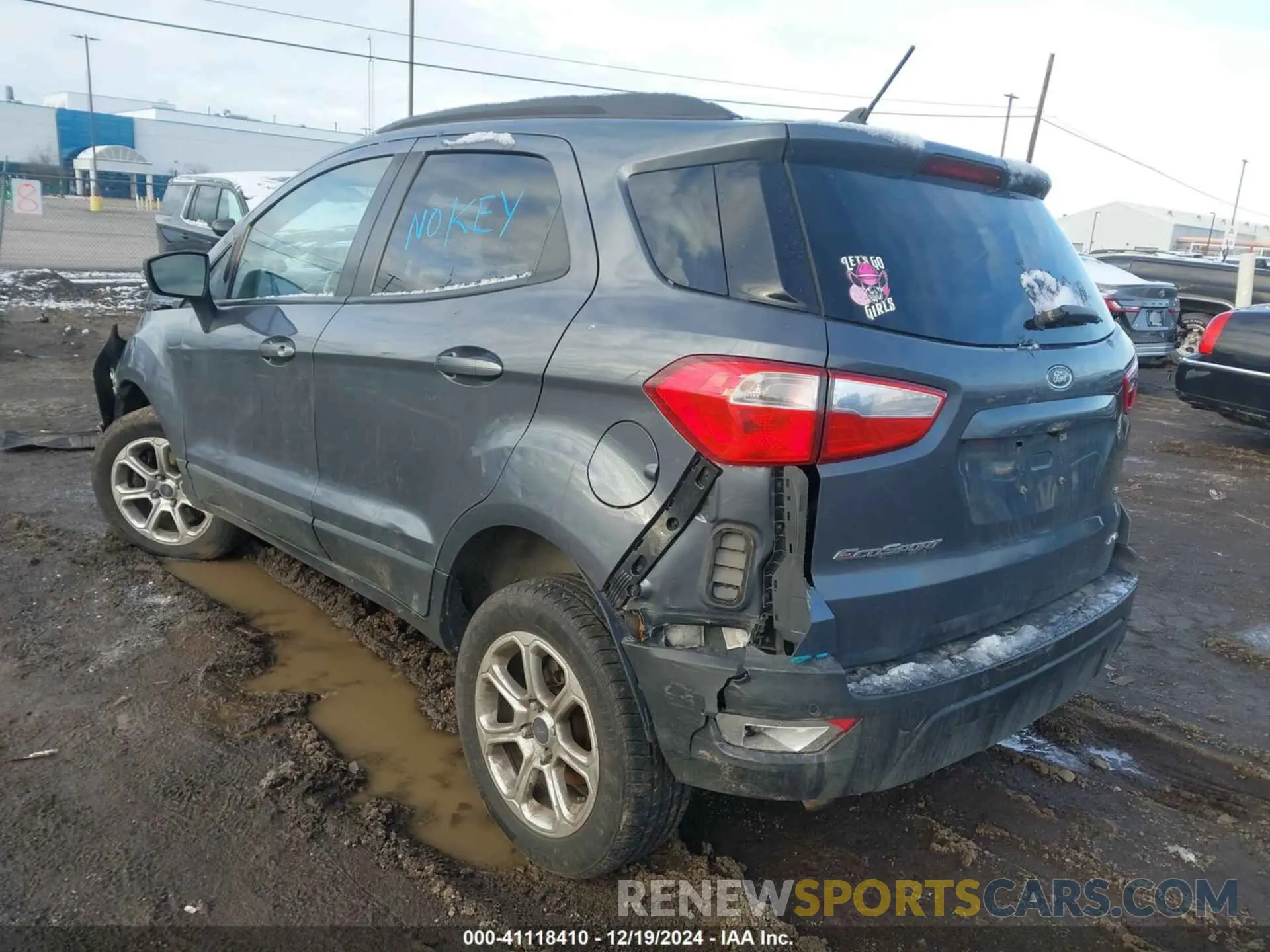 3 Photograph of a damaged car MAJ6S3GL1KC250540 FORD ECOSPORT 2019