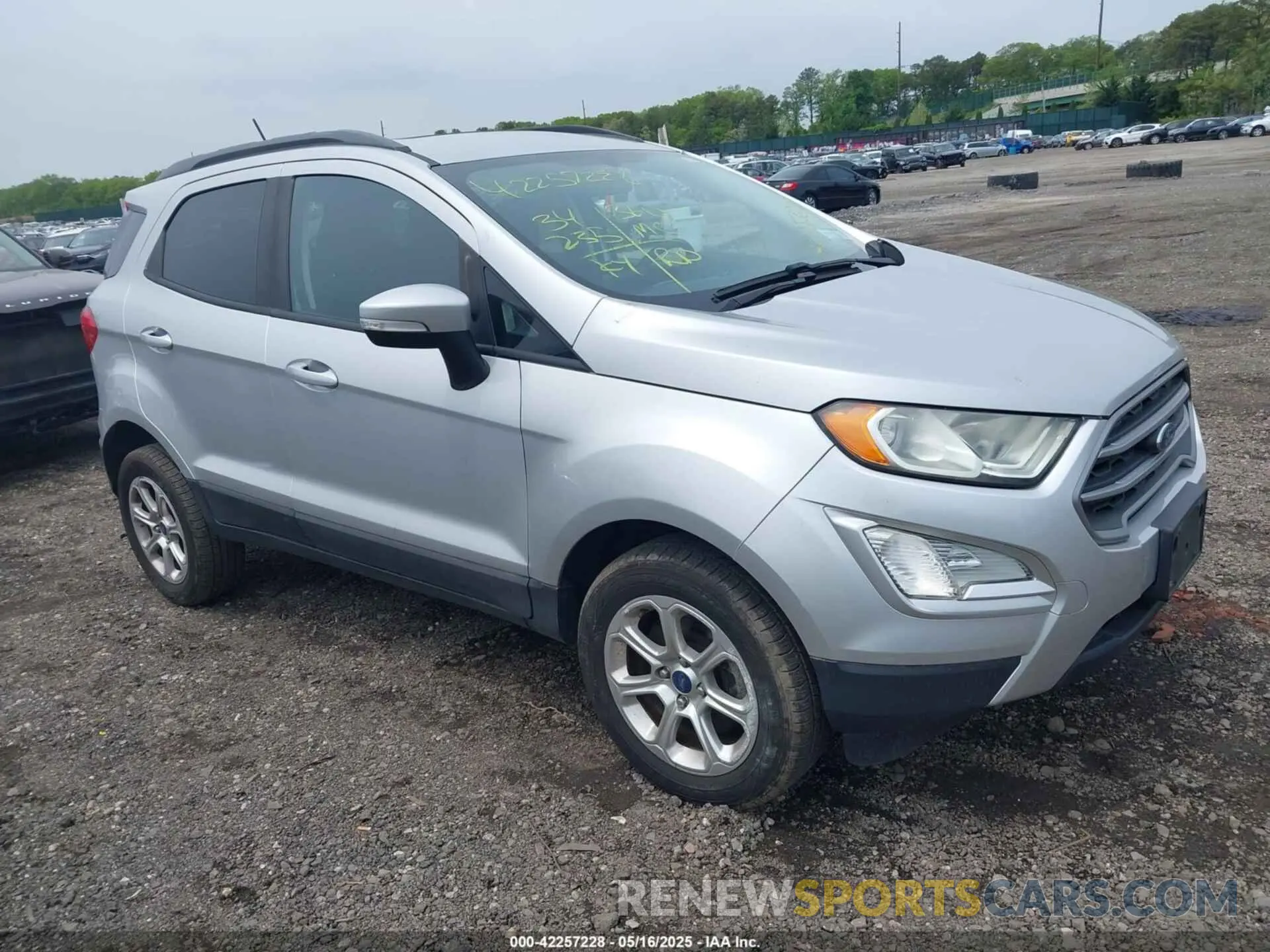 1 Photograph of a damaged car MAJ6S3GL1KC270741 FORD ECOSPORT 2019