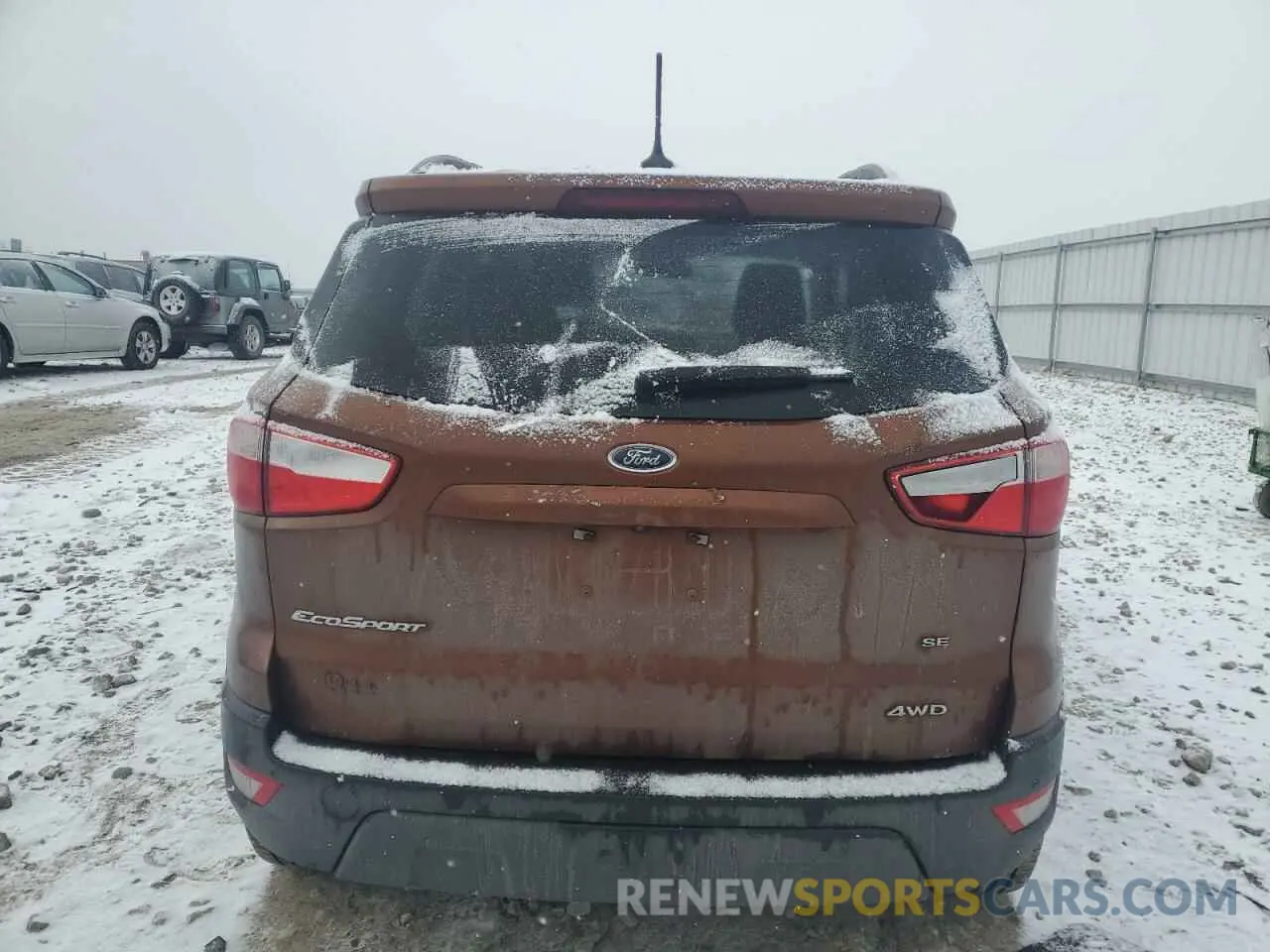 6 Photograph of a damaged car MAJ6S3GL1KC283330 FORD ECOSPORT 2019