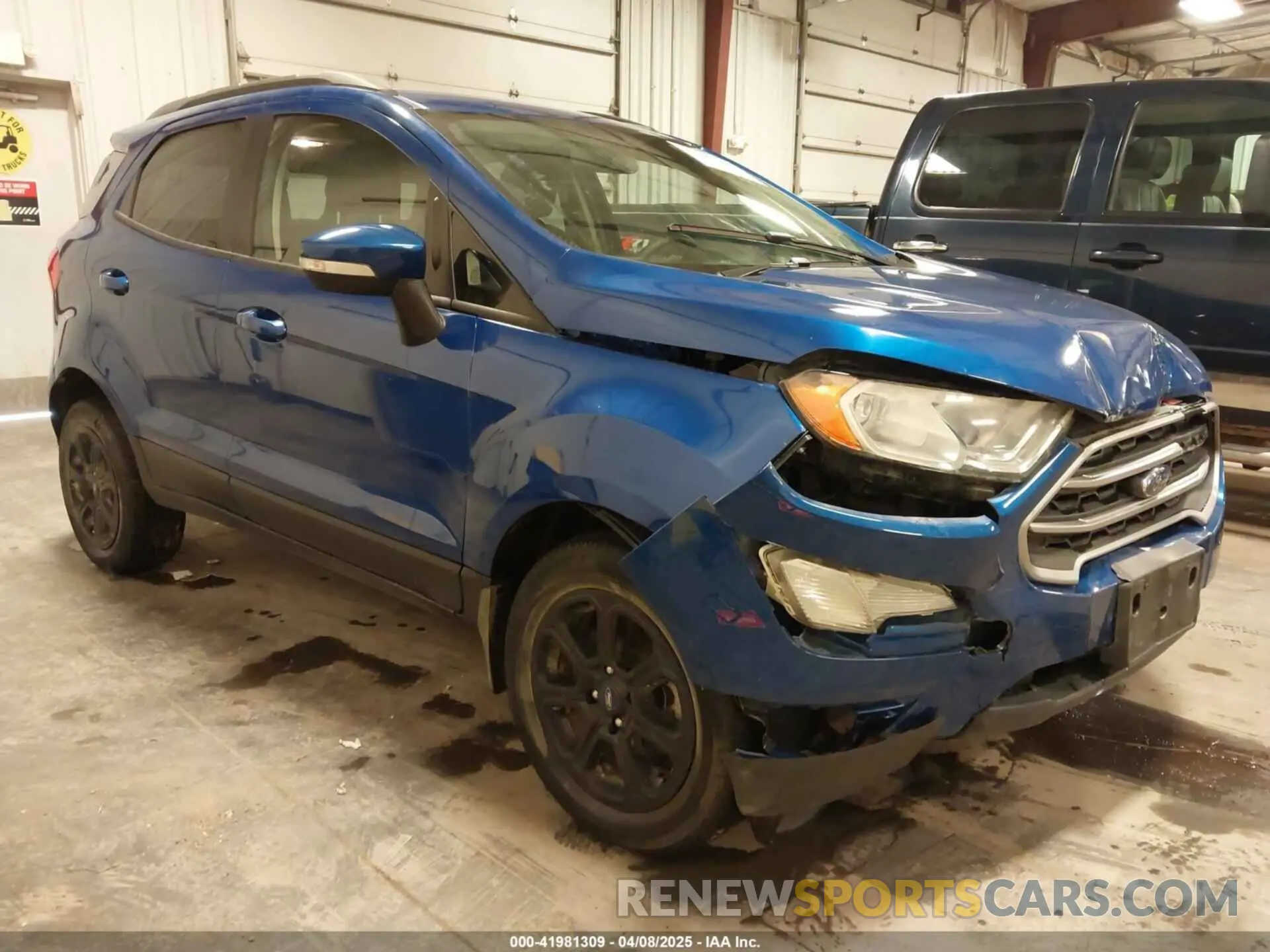 1 Photograph of a damaged car MAJ6S3GL1KC292822 FORD ECOSPORT 2019