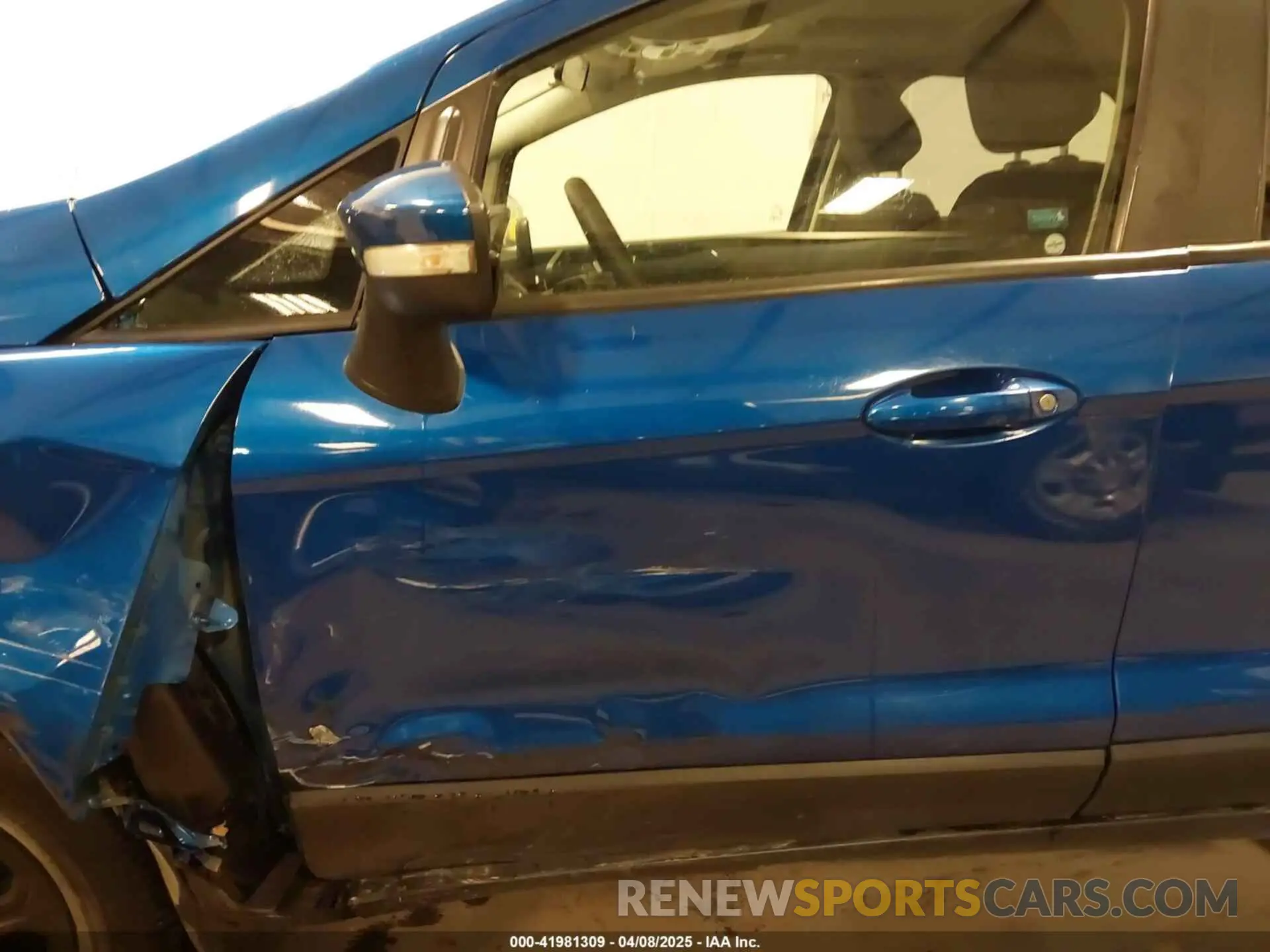 19 Photograph of a damaged car MAJ6S3GL1KC292822 FORD ECOSPORT 2019