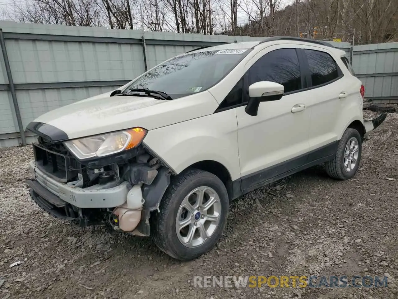 1 Photograph of a damaged car MAJ6S3GL1KC294750 FORD ECOSPORT 2019