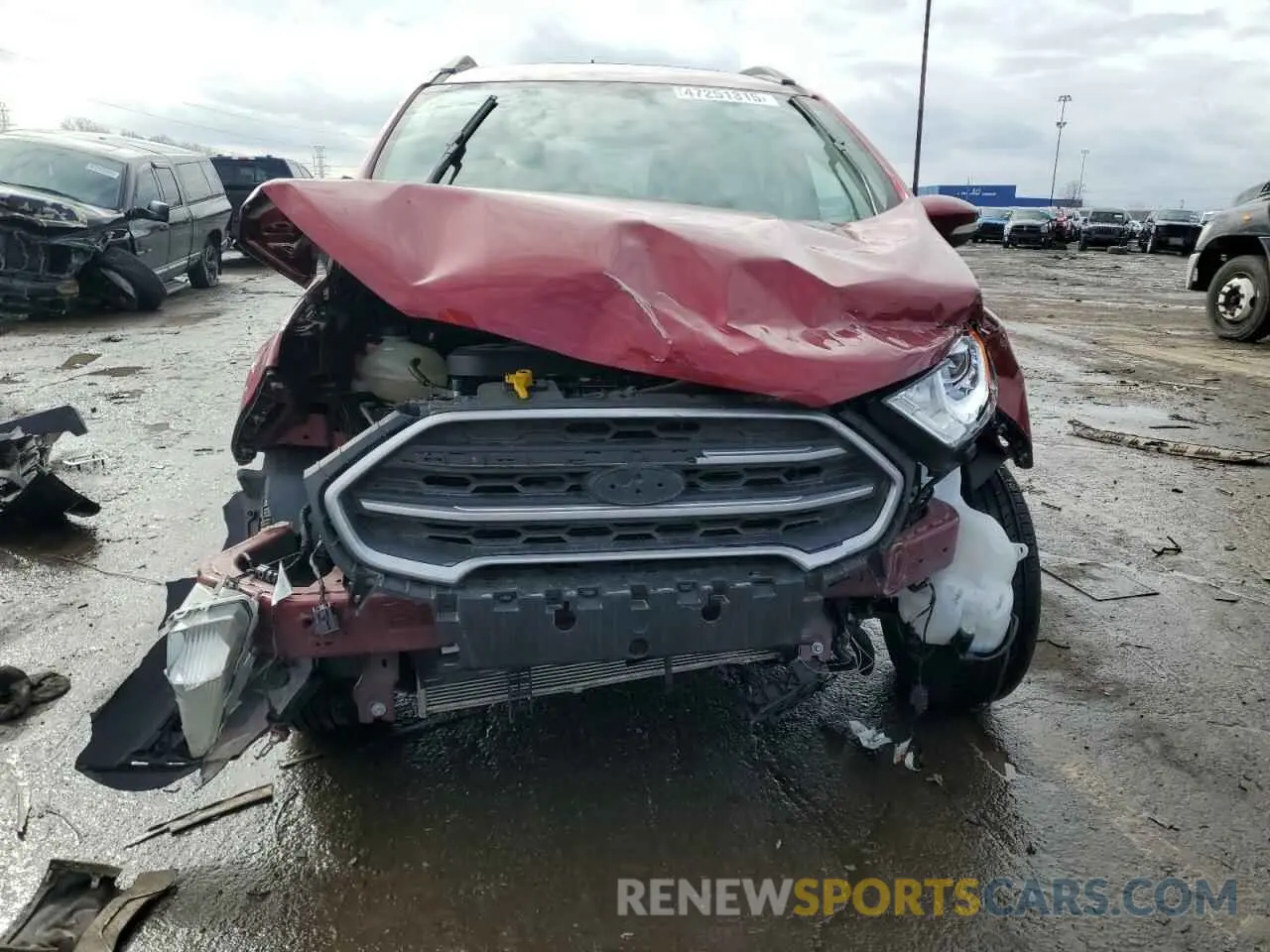 5 Photograph of a damaged car MAJ6S3GL2KC257335 FORD ECOSPORT 2019